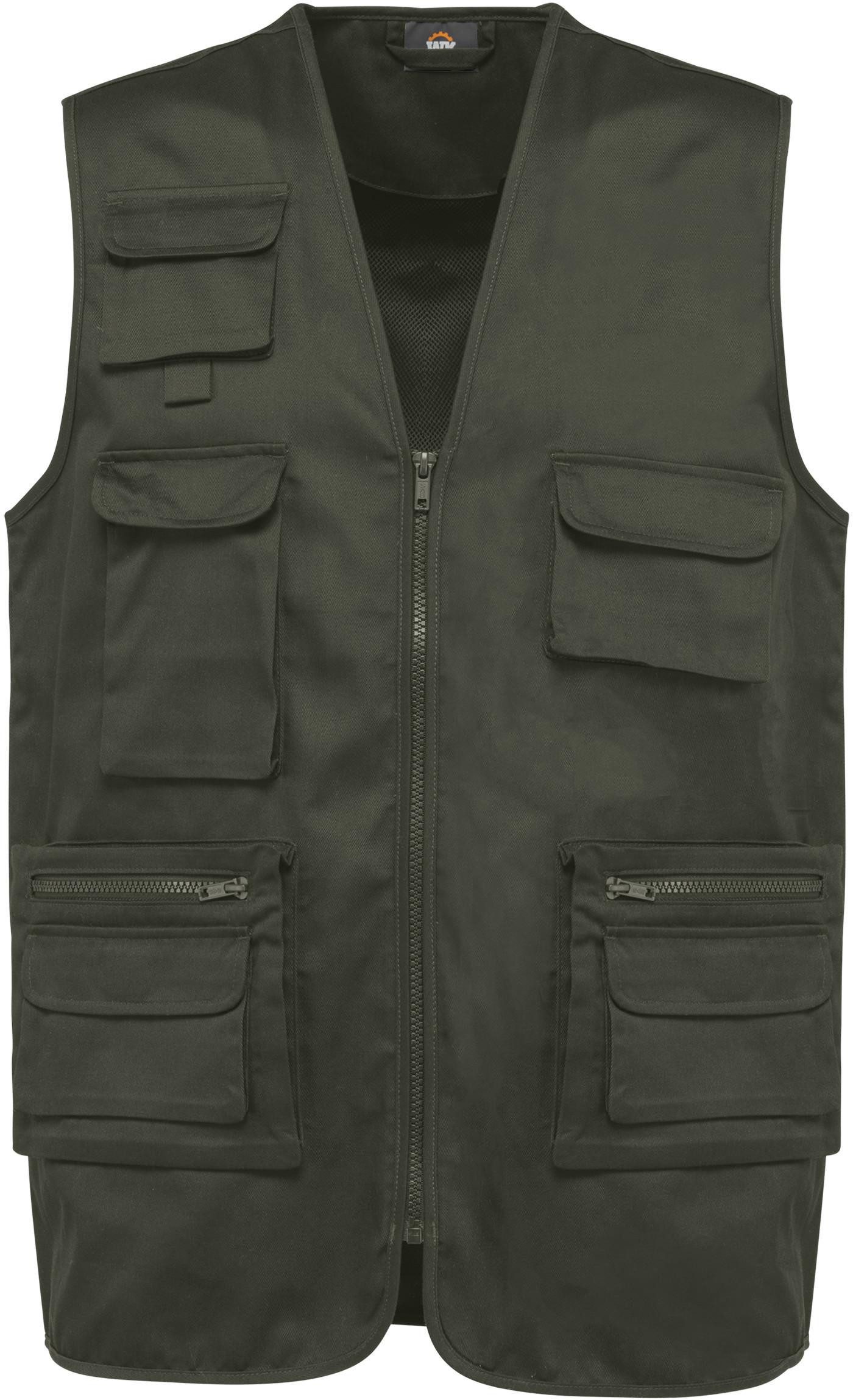 WK. Designed To Work Arbeitsweste Gefütterte Unisex-Weste aus Baumwollpolyester