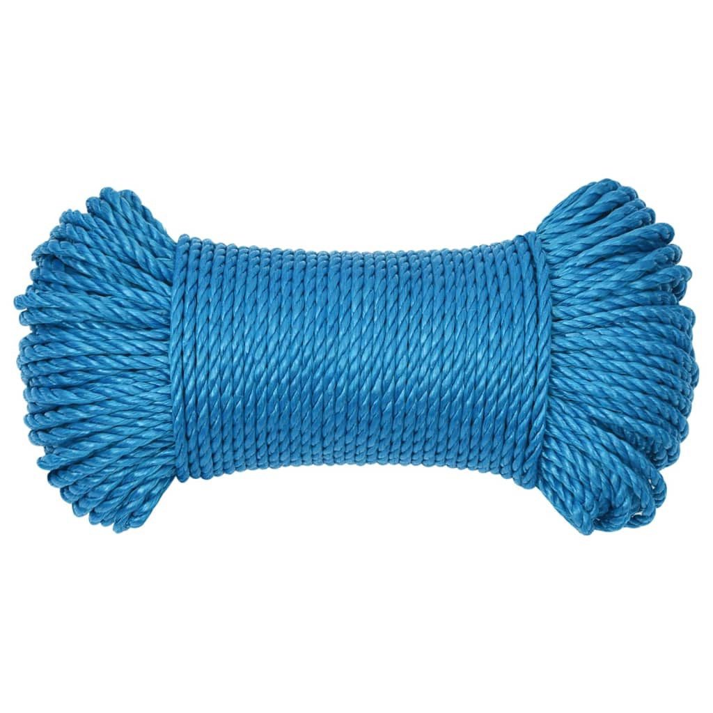 vidaXL Arbeitsseil Blau 6 mm 25 günstig online kaufen
