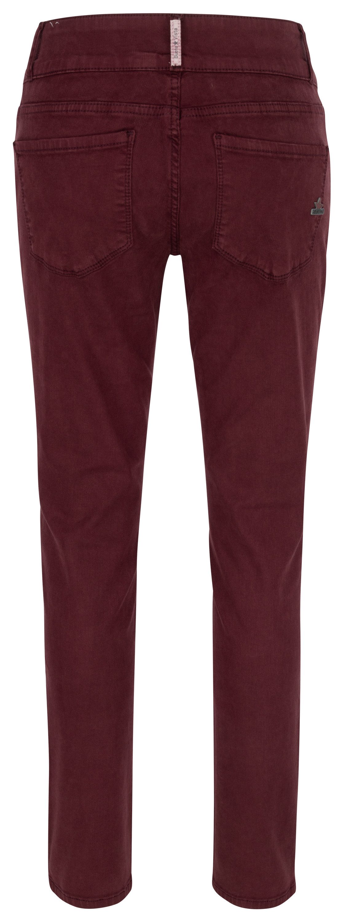 Buena Vista Stretch-Jeans BUENA VISTA TUMMYLESS bordeaux 2509 B5664 4212.8996 - Jacquard Twill