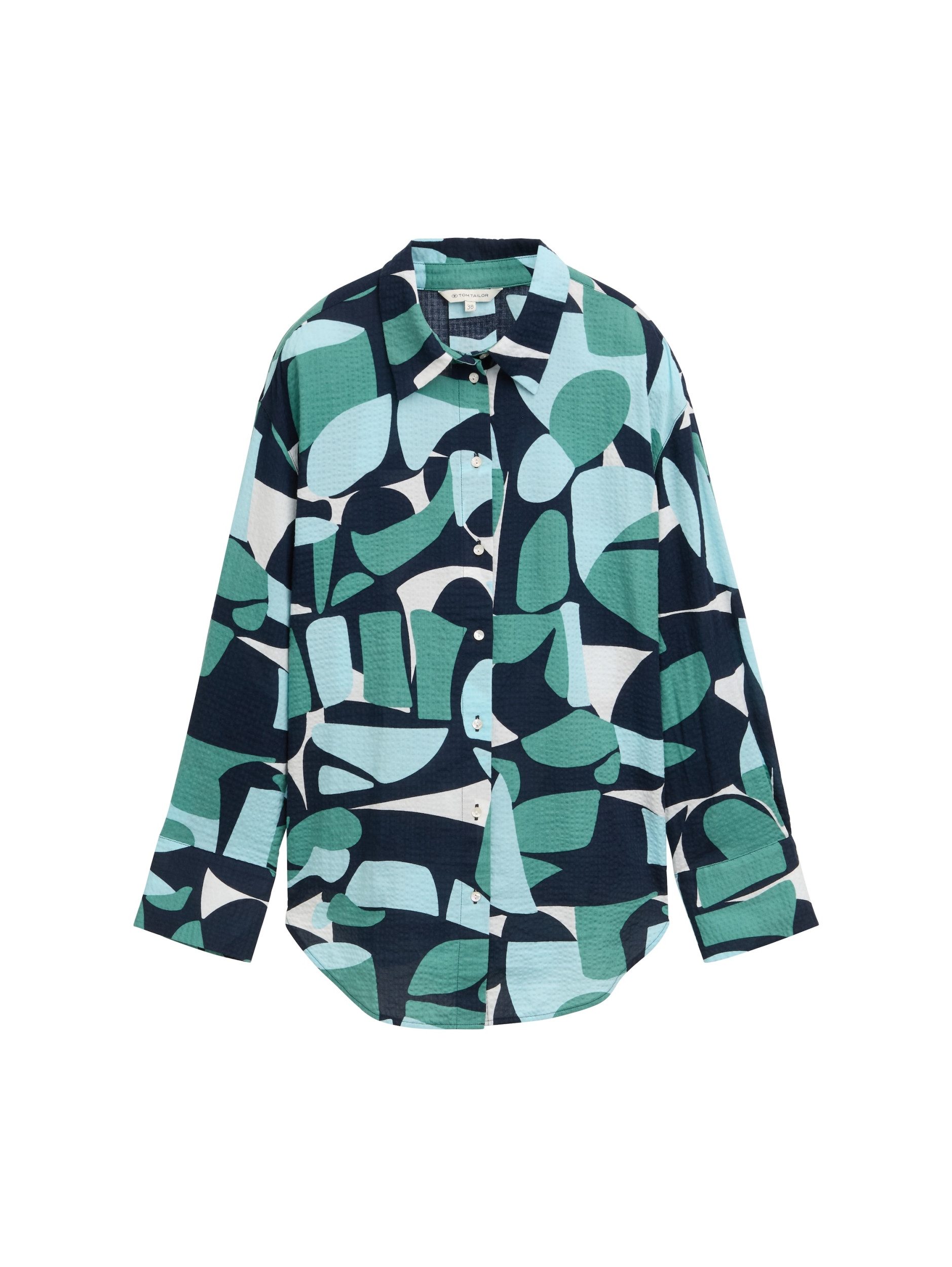 Blusentop blouse longstyle printed