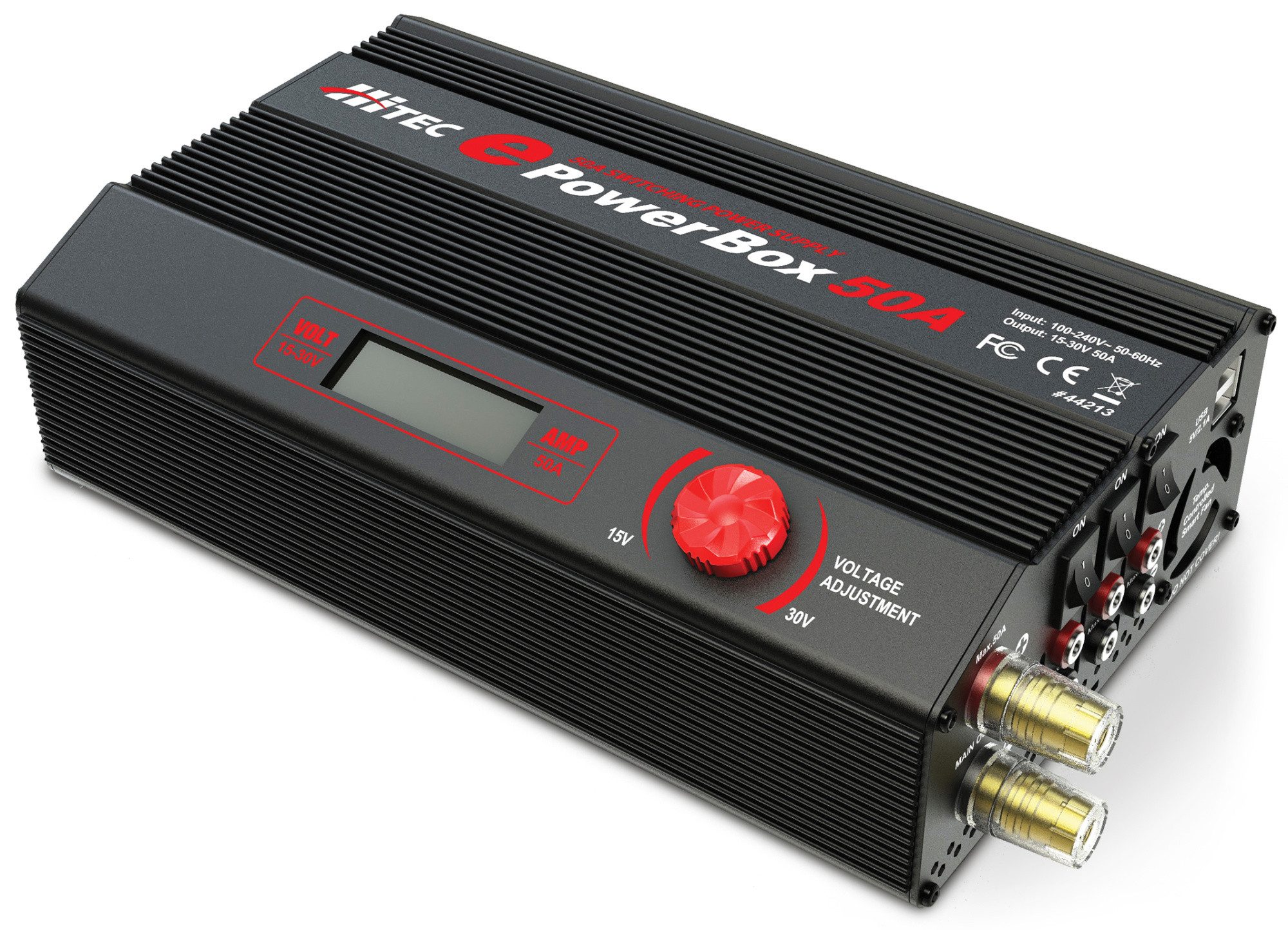 Hitec Netzteil ePowerBox 50A RC-Fernsteuerung
