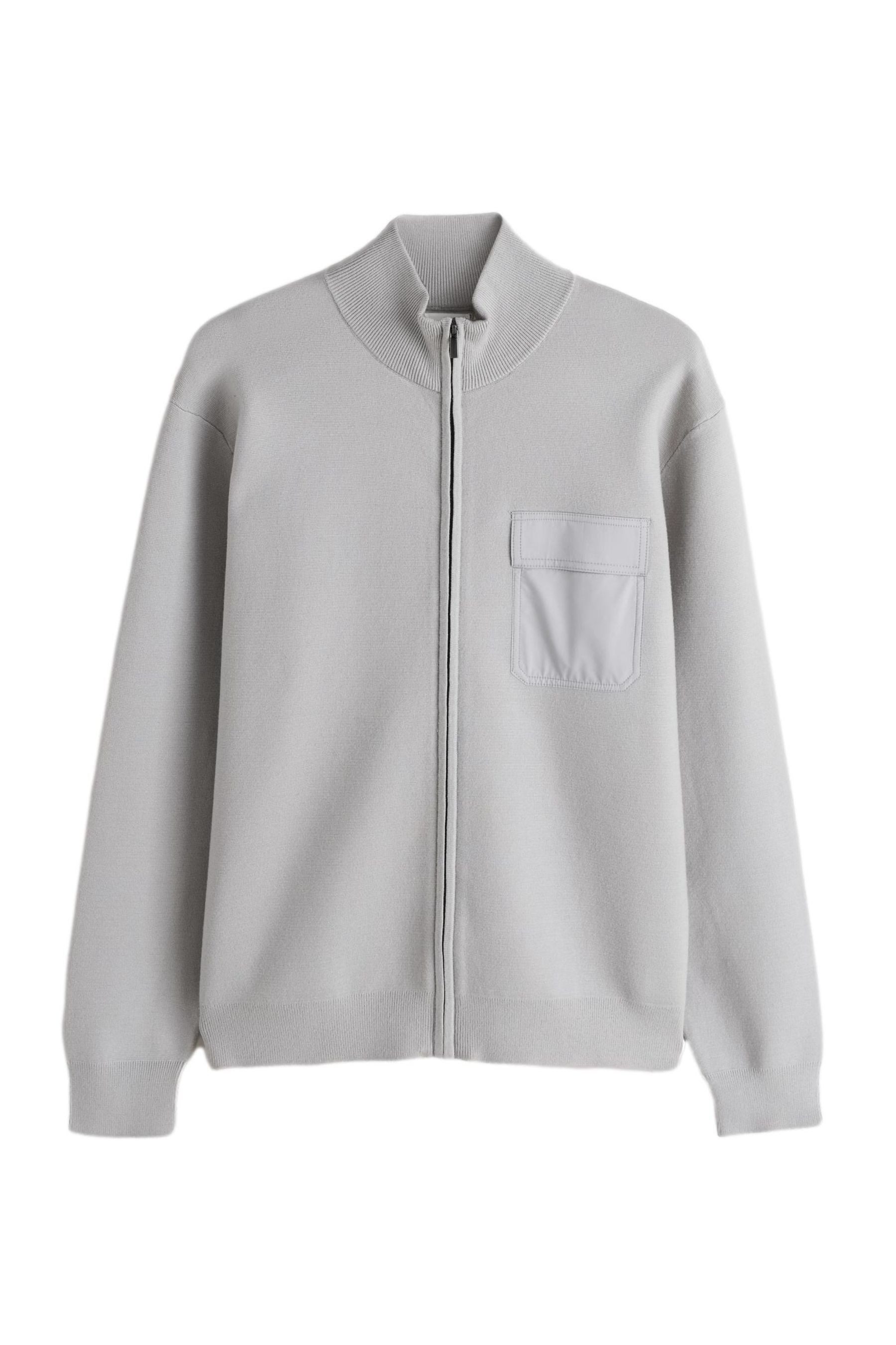 Strickjacke Regular Fit Premium Strickjacke, Reißverschluss