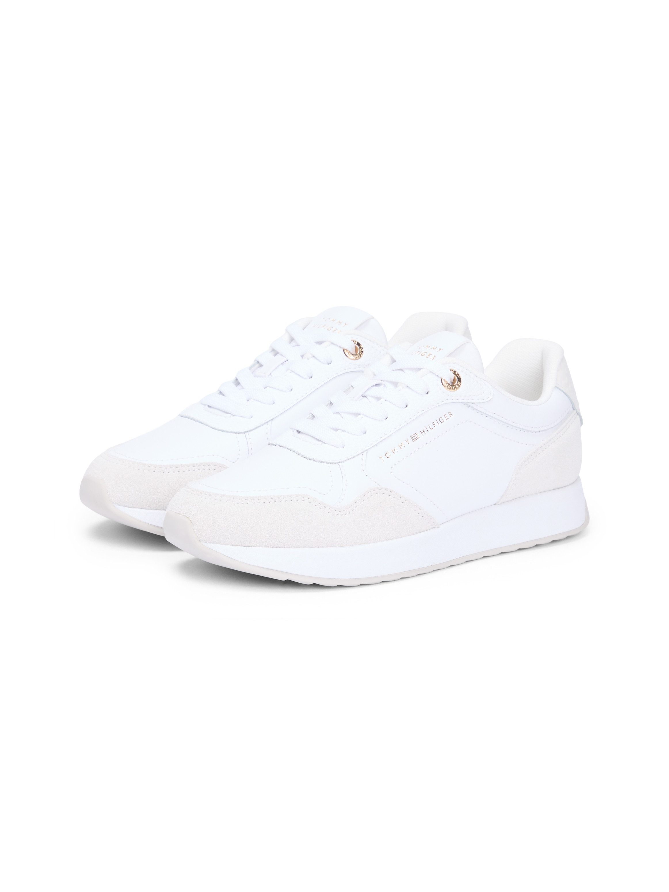 Tommy Hilfiger MONOGRAM MIX MATERIAL RUNNER Plateausneaker, Freizeitschuh, günstig online kaufen