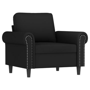 vidaXL Sofa Sessel Schwarz 60 cm Samt