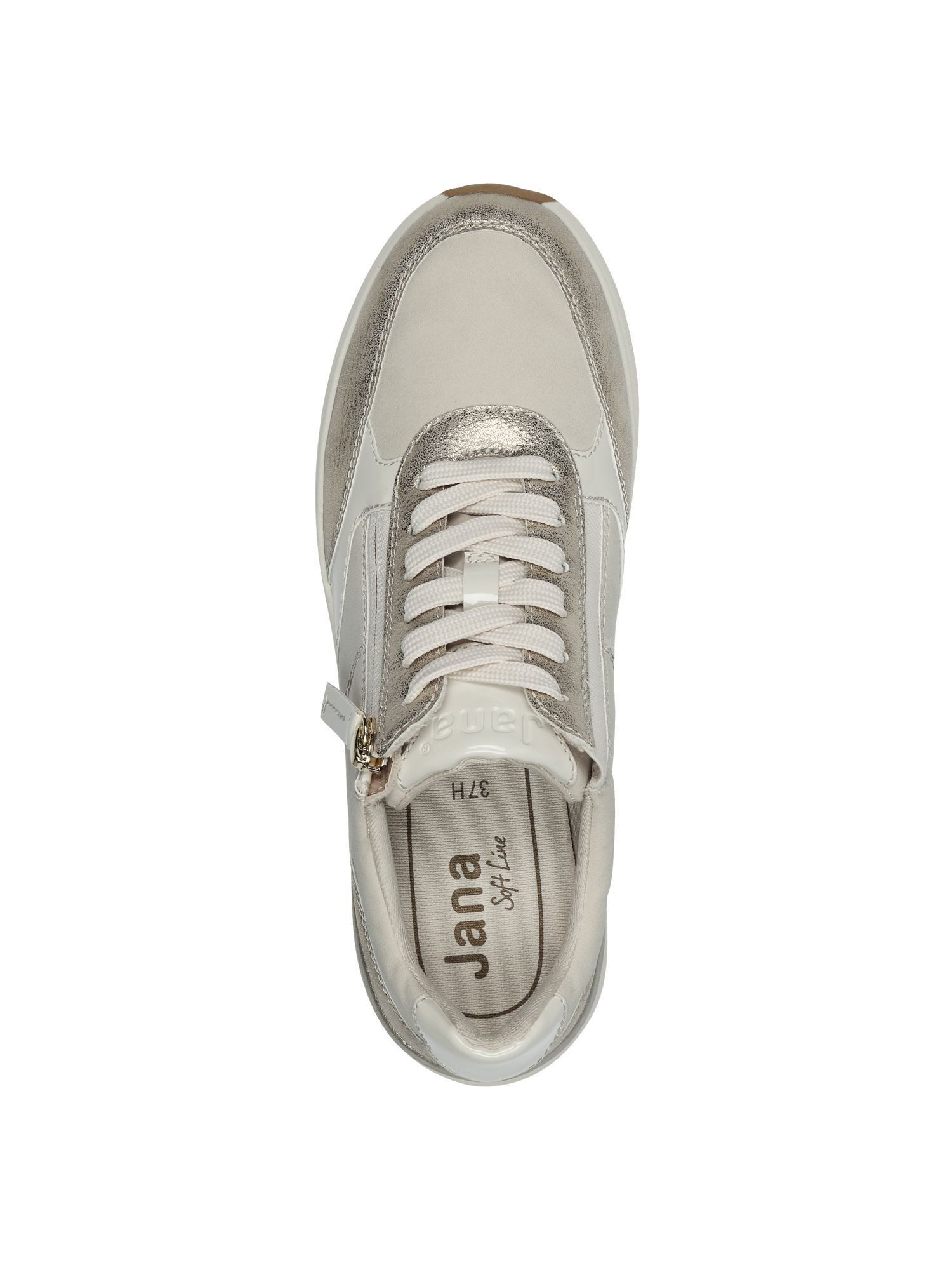 Jana Vegan mit Schnürsenkel kein Absatz 8-23777-43 Sneaker Vegan