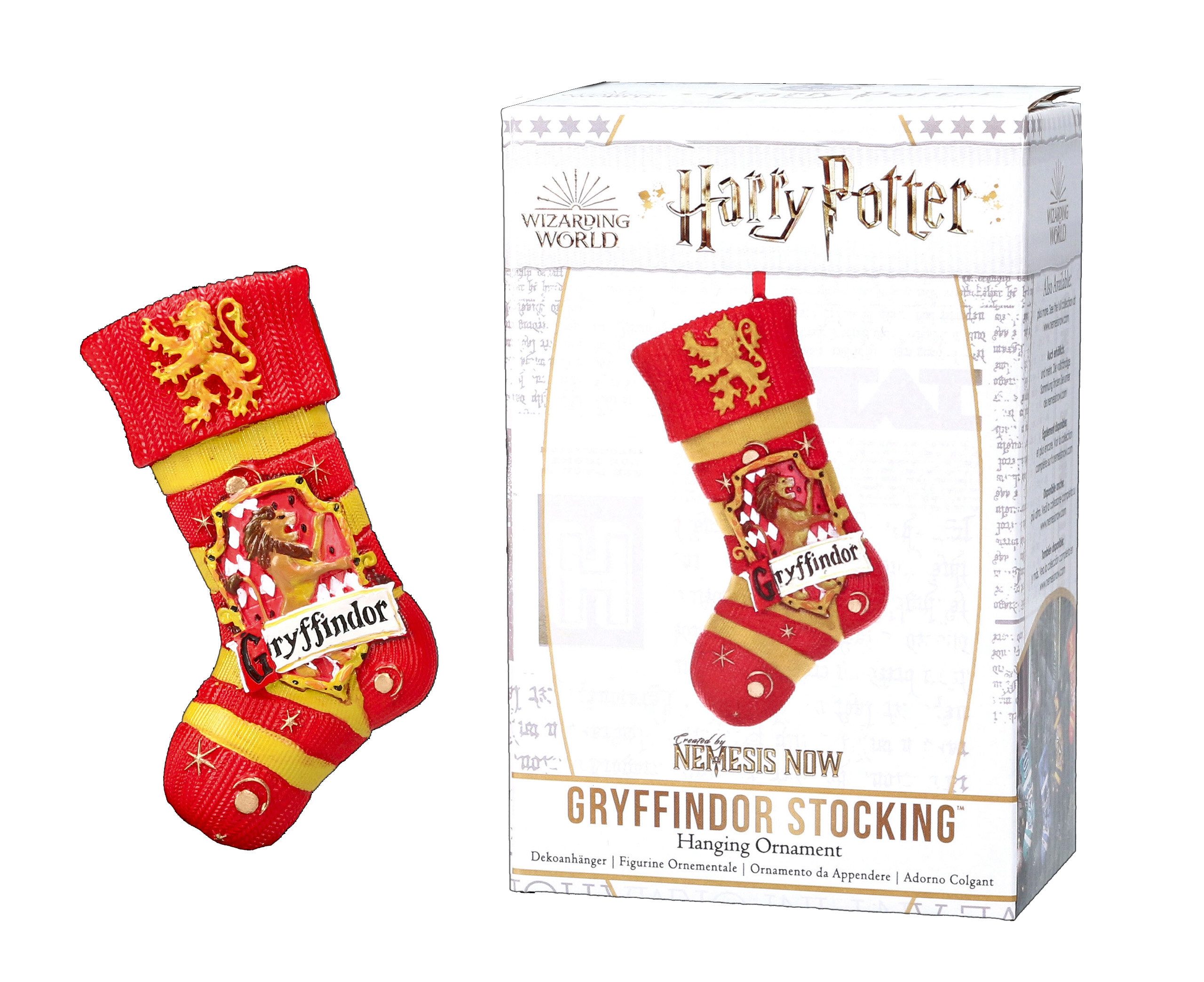 Figuren Shop GmbH Christbaumschmuck Christbaumschmuck - Harry Potter Gryffindor Socke - Weihnachtsbaum (1-tlg)