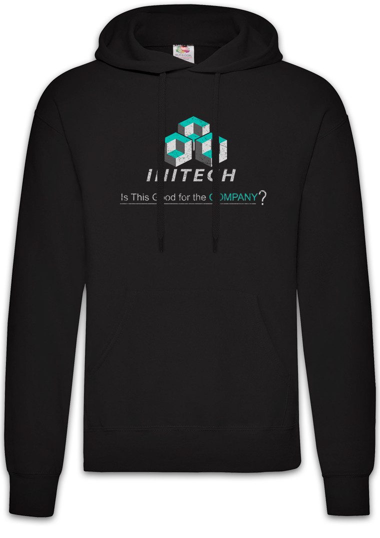 Hoodie Initech Herren Hoodie Office Alles Routine Space Sign Insignia Logo Is