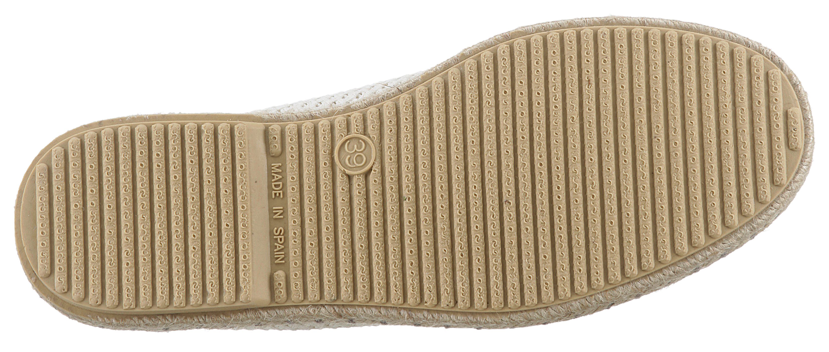 VERBENAS TRUMAN BUZZBEE Bootsschuh, Espadrilles, Sommerschuh, Schnürschuh mit Juterahmen