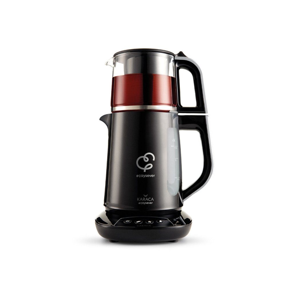 Wasser-/Teekocher Çaysever Sprechende Teekanne Plus Wasserkocher 1700 W Chrom