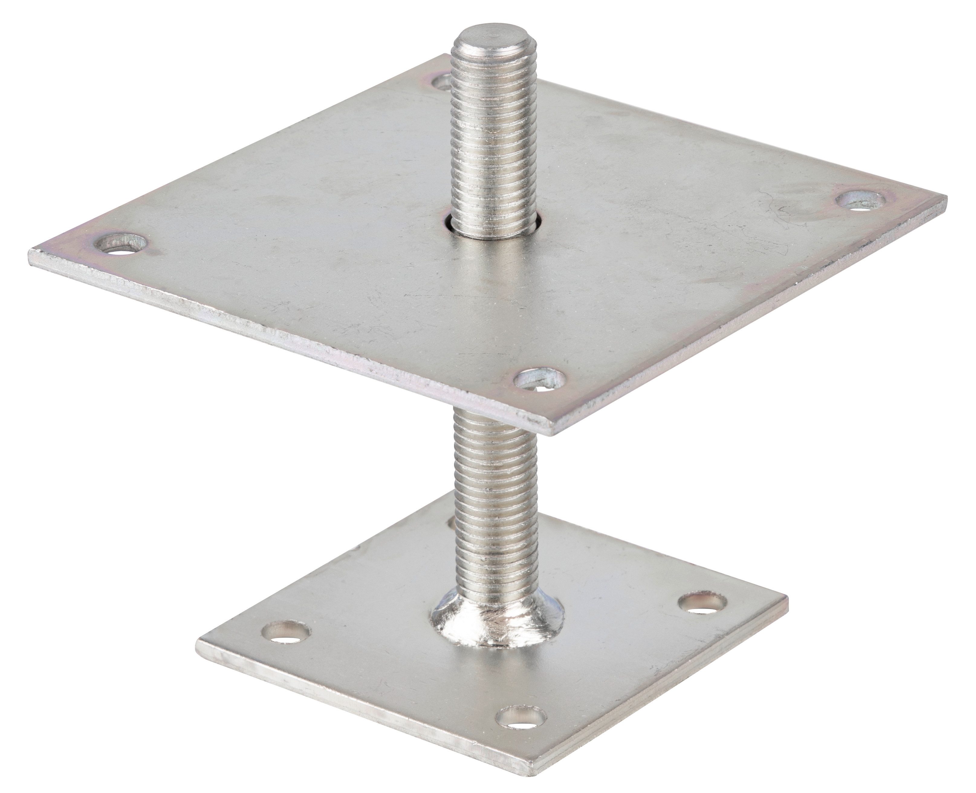 Alberts Pfostenträger, zum Aufschrauben, höhenverstellbar 30-150 mm, 150x150 mm