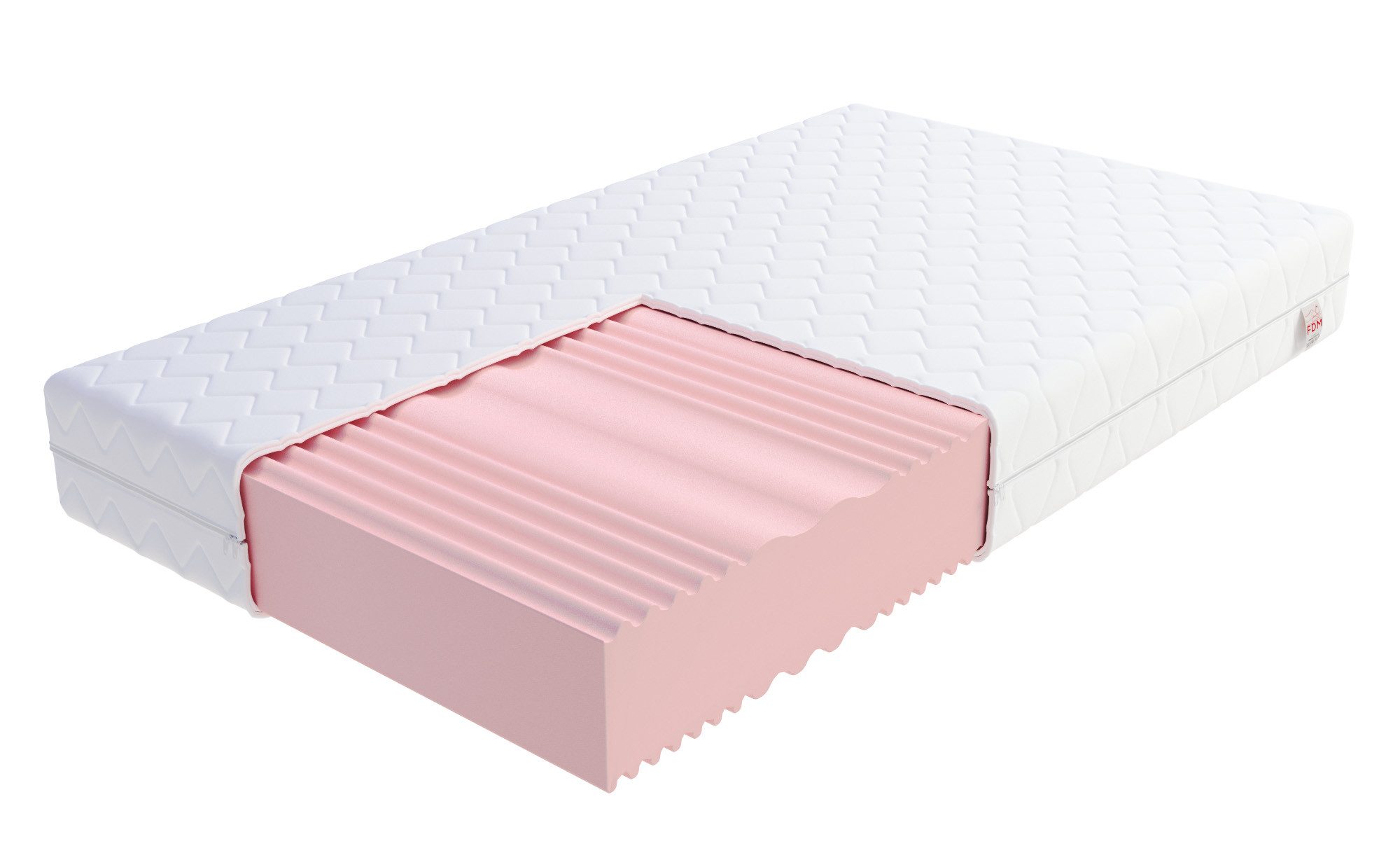 Kaltschaummatratze COMFORT DUO Matratze 90x200, 140x200, 180x200 cm & weitere Größen, FDM, 24 cm hoch, Wendematratze mit zwei unterschiedlich festen Liegeseiten