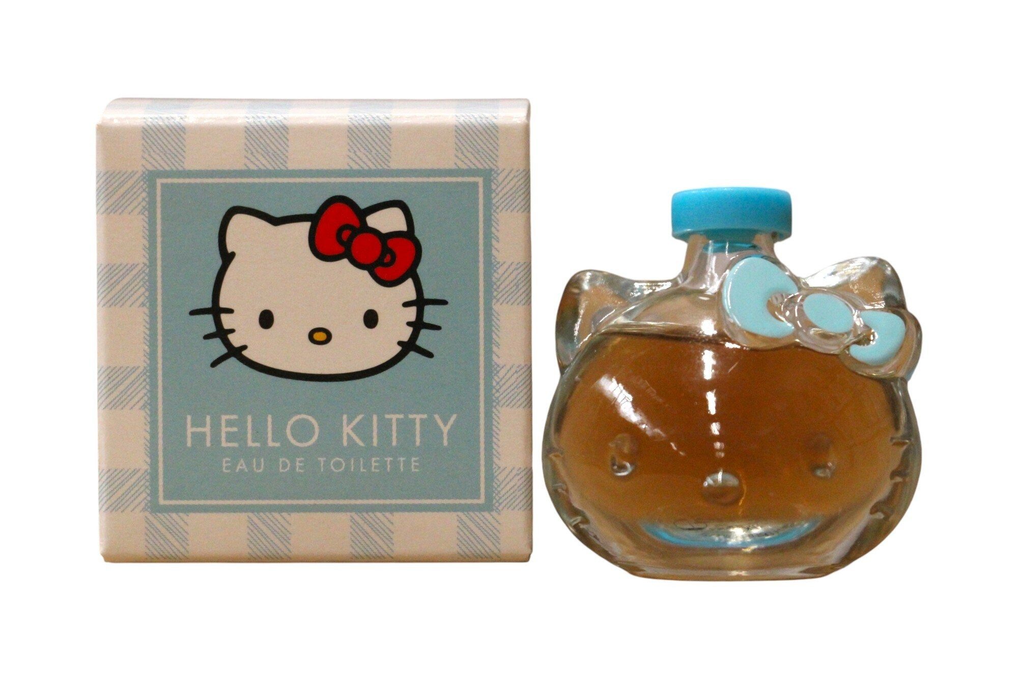 Hello Kitty Eau de Toilette Hello Kitty, Iconic Vichy Blue, Eau de Toilette, für Mädchen, 5 ml
