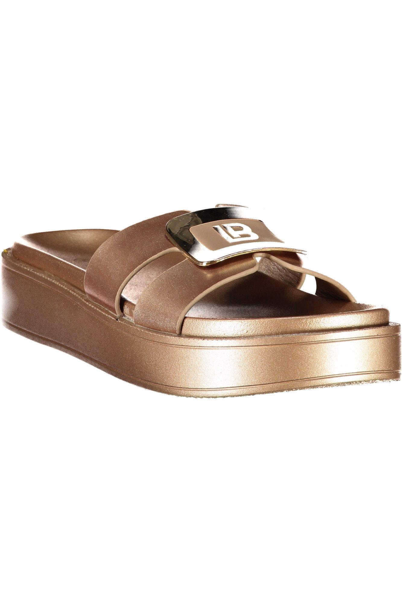 Laura Biagiotti Zehentrenner Elegante Damen Sandalen in Bronze – Ein