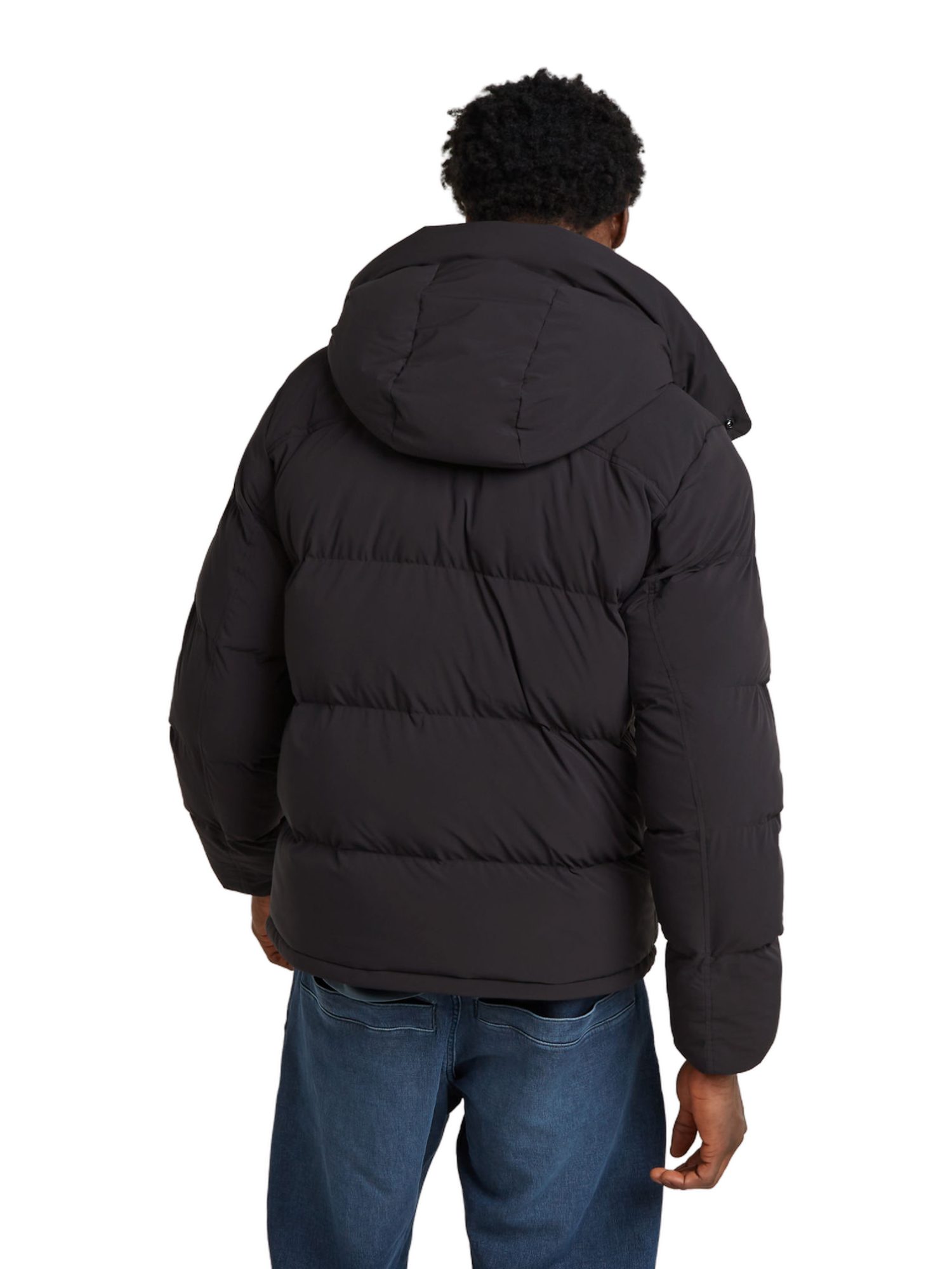 G-STAR Outdoorjacke schwarz,Outdoor,Polyester,Unifarben,Stehkragen,Lang,Regular Fit