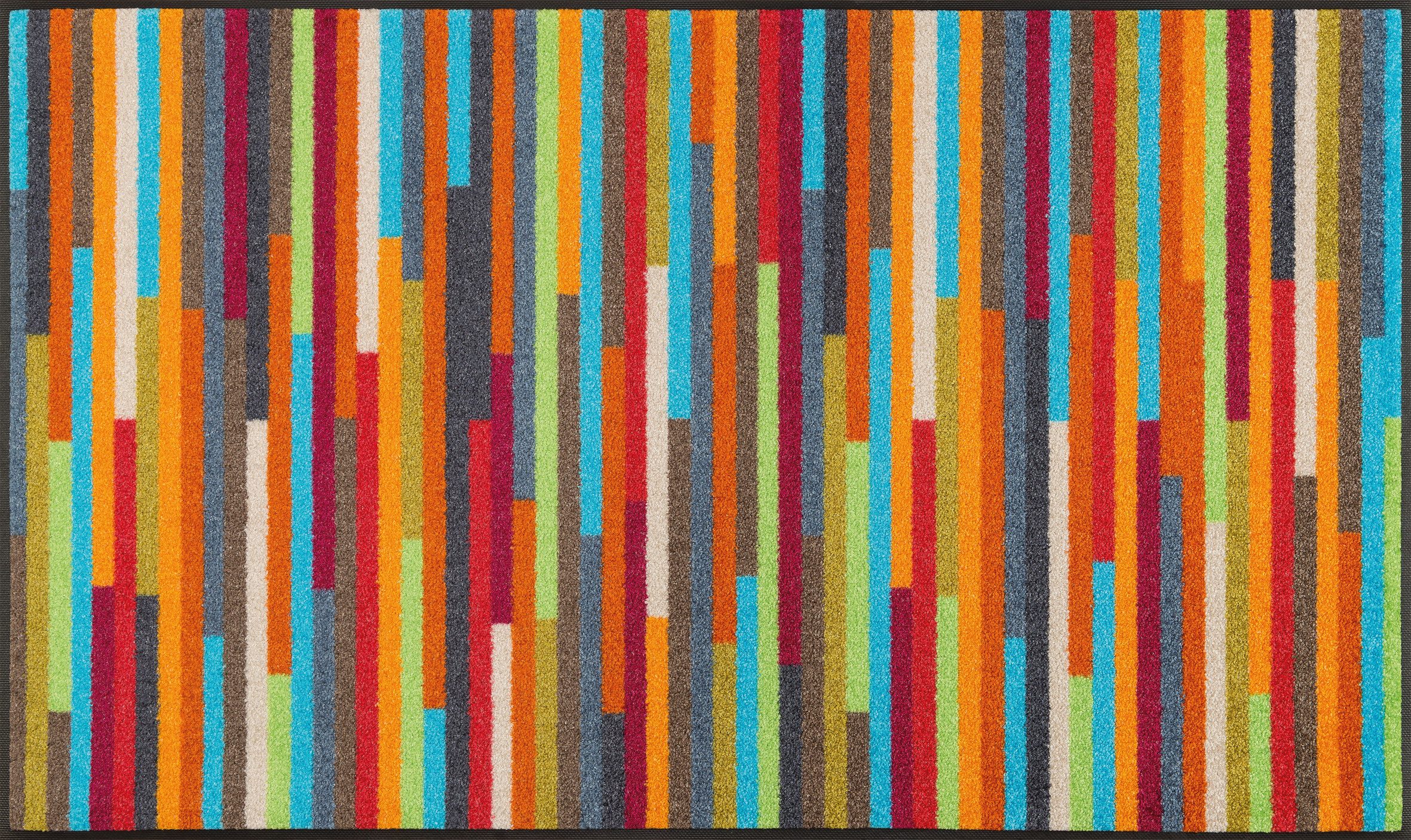 wash+dry by Kleen-Tex Läufer Mikado Stripes, rechteckig, Höhe: 7 mm, Schmutzfangläufer, modernes Streifen Design, rutschhemmend, waschbar