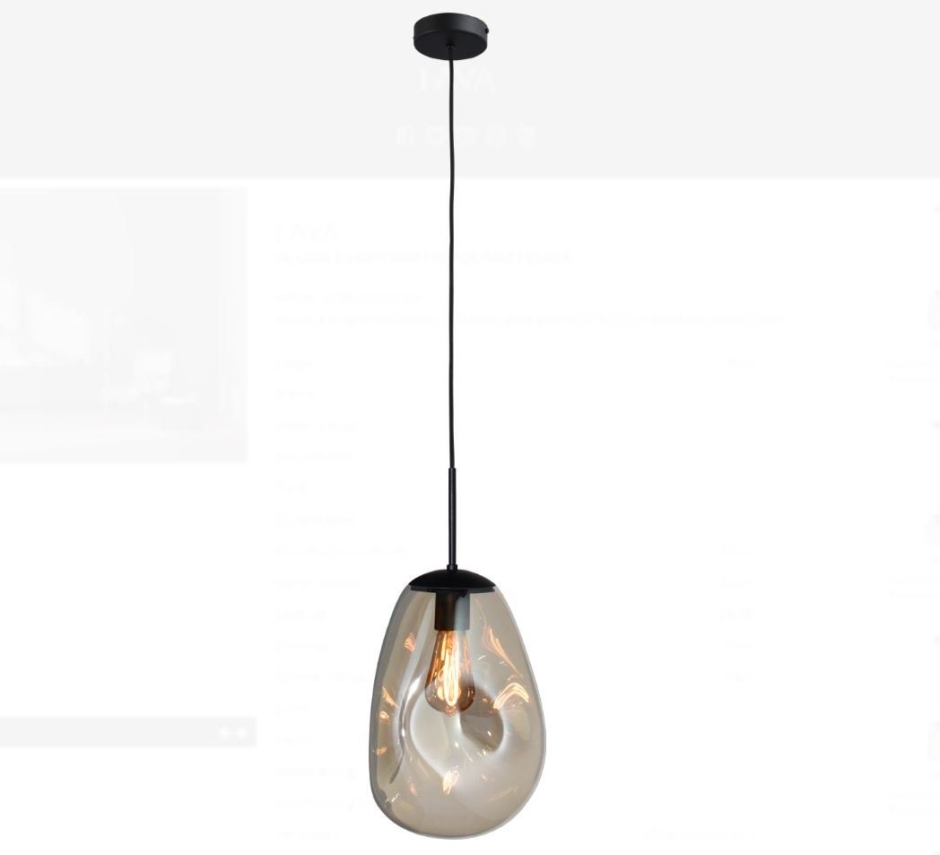 masterlight Pendelleuchte Hängelampe Hängeleuchte Lava 1-flammig günstig online kaufen