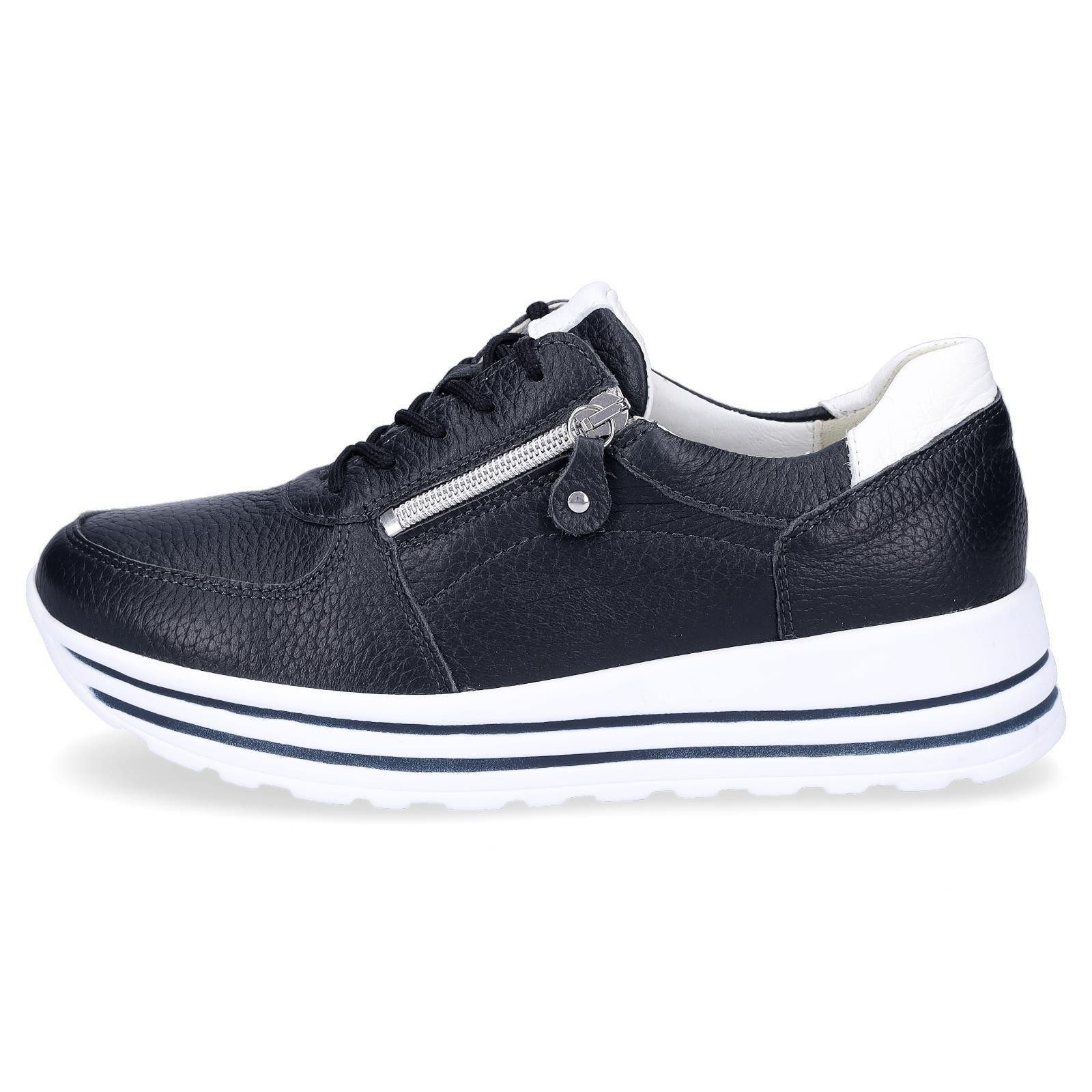 Waldläufer Waldläufer Damen Leder Sneaker blau Sneaker