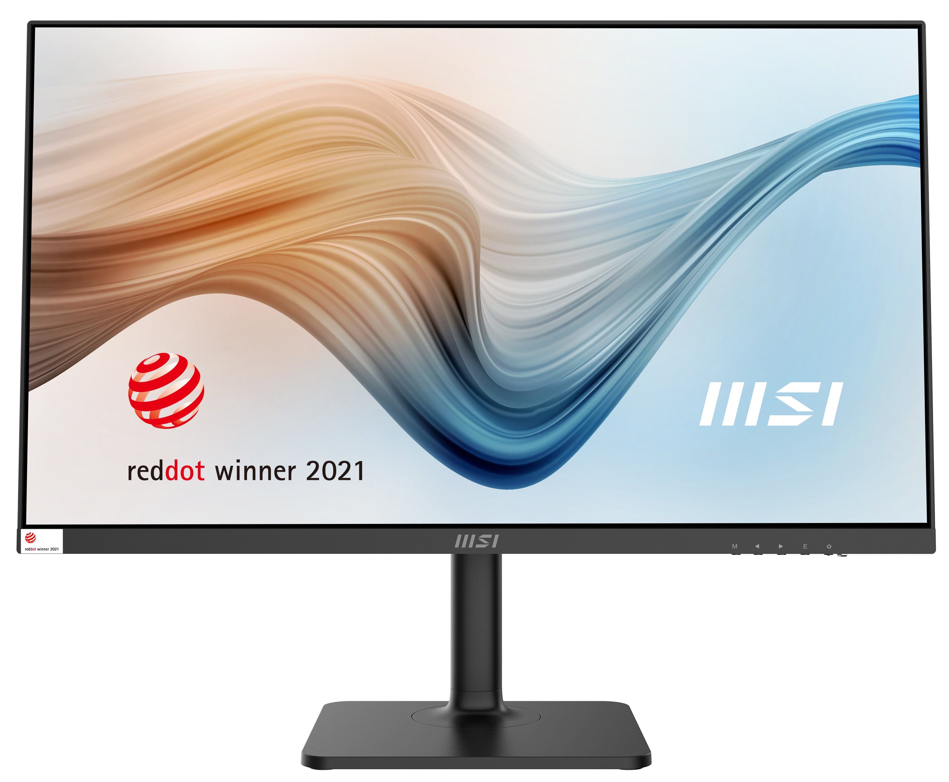 MSI Modern MD271P LCD-Monitor (69 cm/27 ", 1920 x 1080 px, Full HD, 5 ms Reaktionszeit, 75 Hz, IPS, 3 Jahre Herstellergarantie, höhenverstellbar, USB-C)