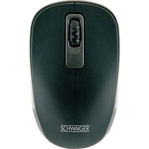 Schwaiger Maus Kabellos Bluetooth Mouse 1200dpi 2,4GHz Optische Funkmaus Maus (Bluetooth)