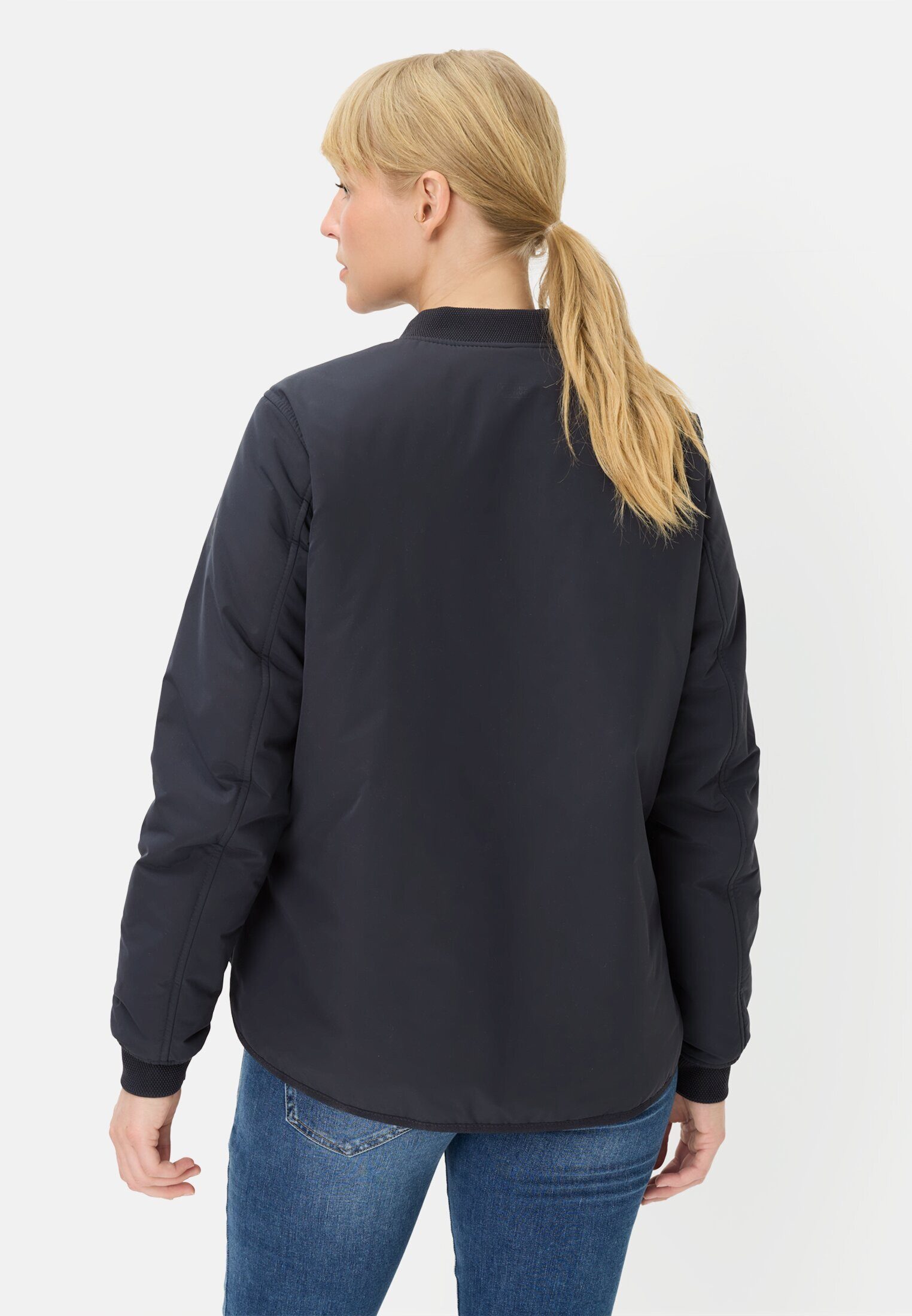 camel active Bomberjacke mit 2-Wege-Reißverschluss Langarm