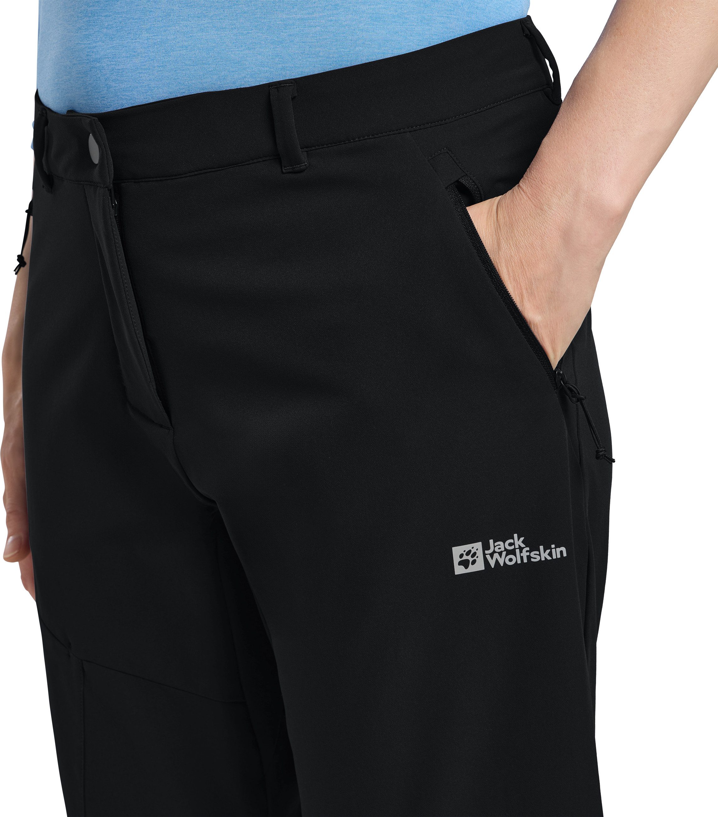 Jack Wolfskin Zip-off-Hose PICO TRAIL ZIP OFF PANTS W Atmungsaktiv & schnell trocknend & zwei Tragevarianten