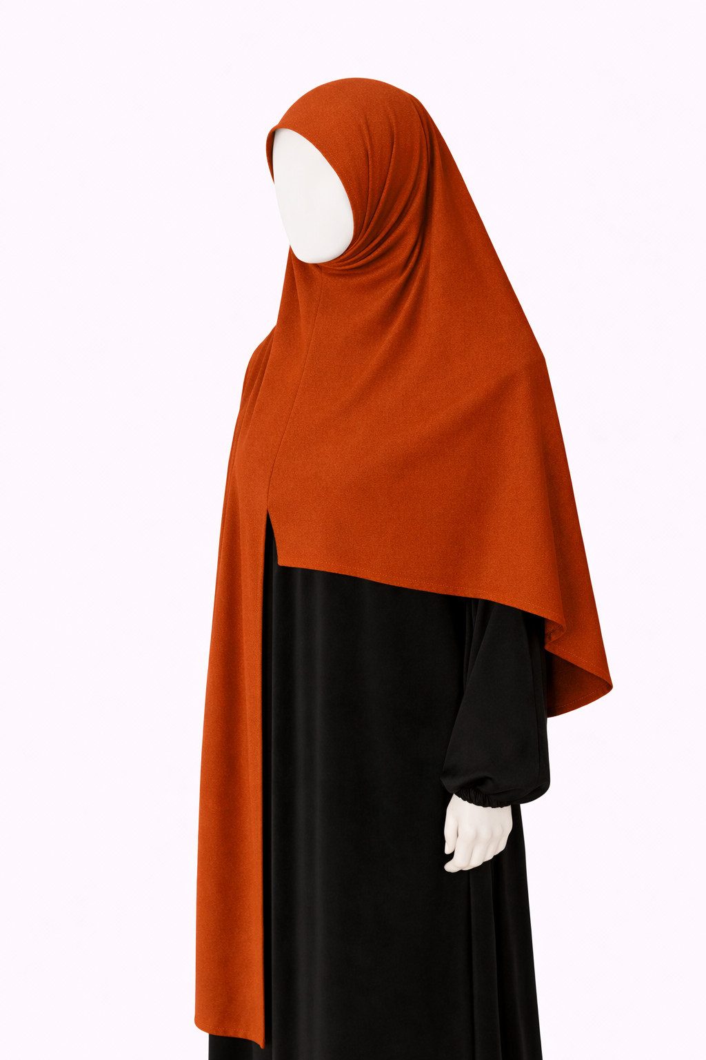 Aymasal Hijab Easy Jersey Hijab to-go Kopftuch Schal Tuch Islam Extra lang 180x70 (Einzelstück, 1-St., Einzelartikel) Easy Hijab mit Frontnaht aus Viskose Stretch Komfort