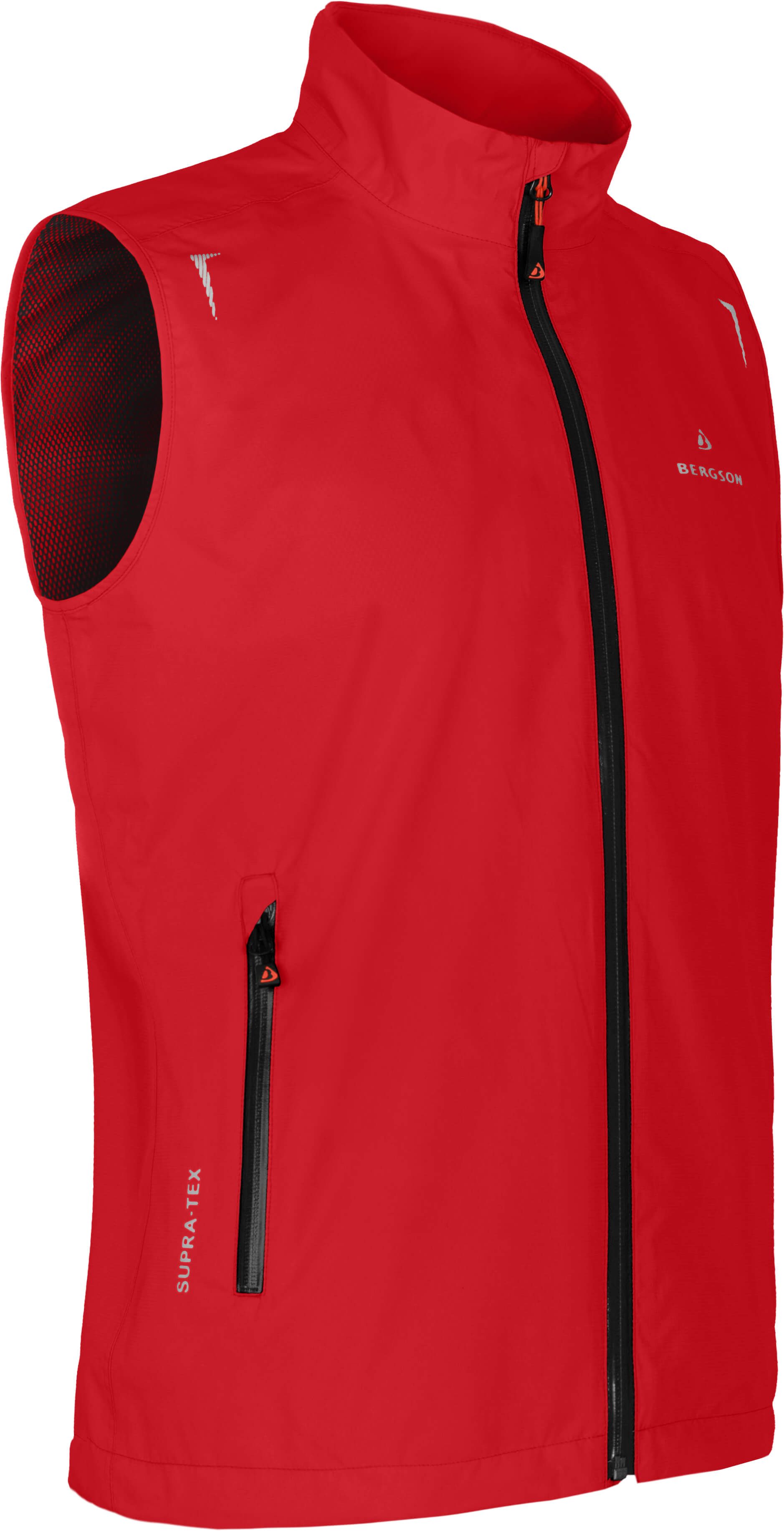Bergson Regenjacke EGGEN Weste Herren Regenweste, günstig online kaufen