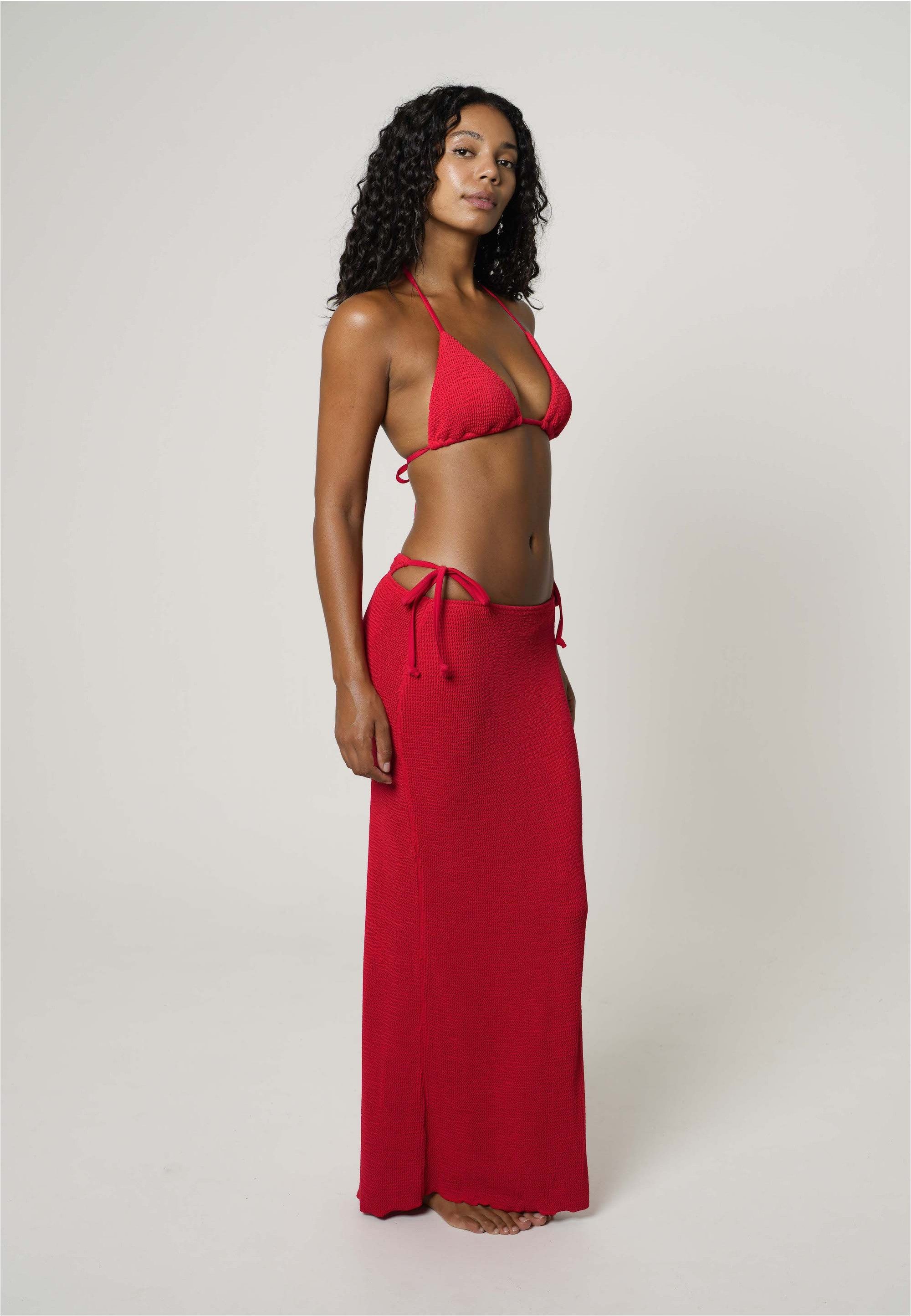 Moda Minx Sommerrock Scrunch Long (1-tlg) mit strukturiertem Scrunch-Material – Bild 4 von 5