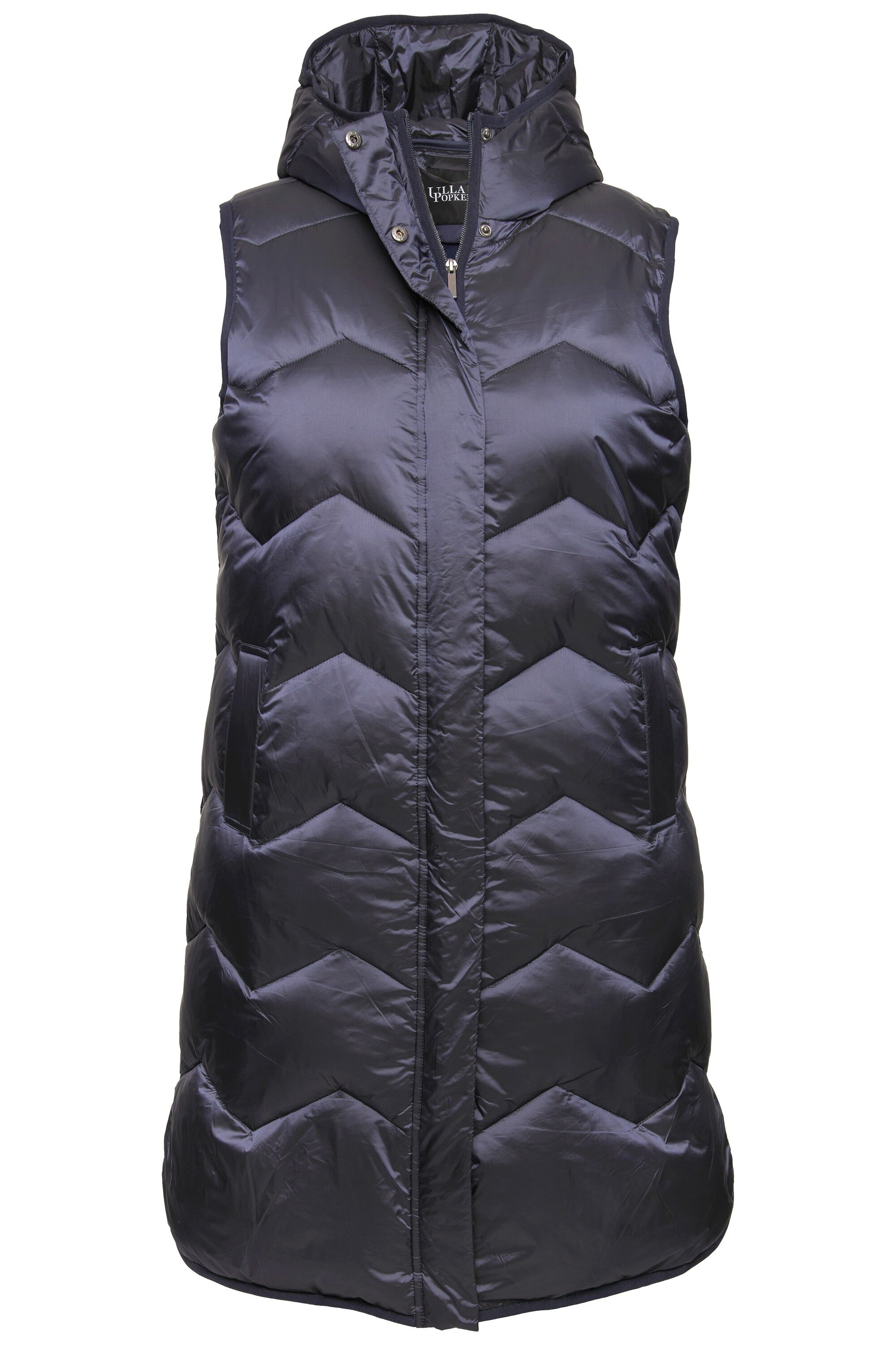 Ulla Popken Steppweste HYPRAR Funktions-Steppweste Kapuze Stehkragen günstig online kaufen