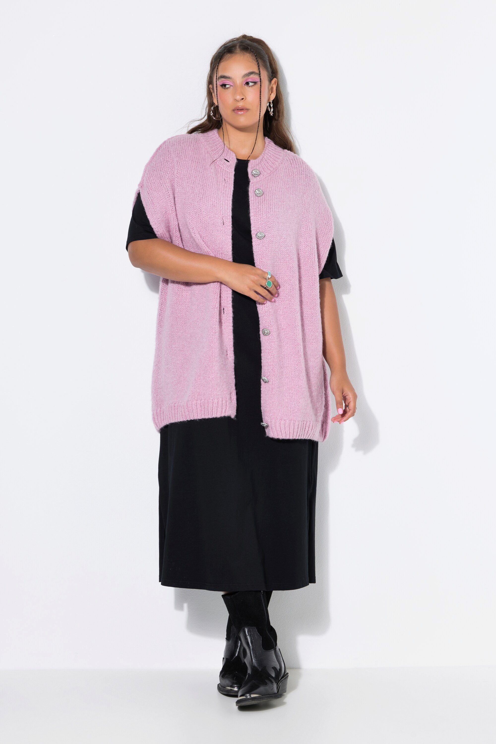 Studio Untold Strickjacke Strickweste oversized extra weich
