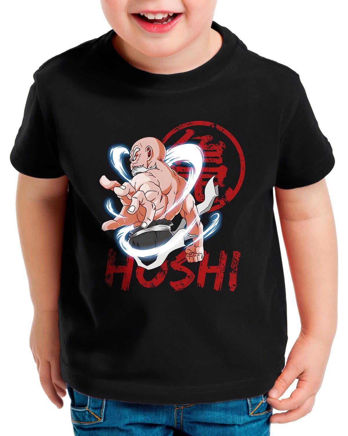 style3 Print-Shirt Kinder T-Shirt Master Roshi super dragonball z gt songoku breakers the kakarot
