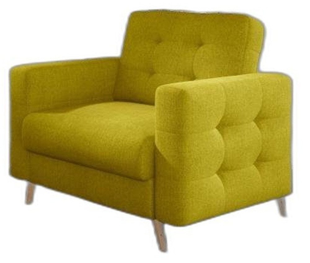 Xlmoebel Loungesessel Lounge Sessel Esszimmer Fernsehsessel Sitz Grün Zeitgenössisch Stil (1-St., Sessel), Hergestellt in Europa