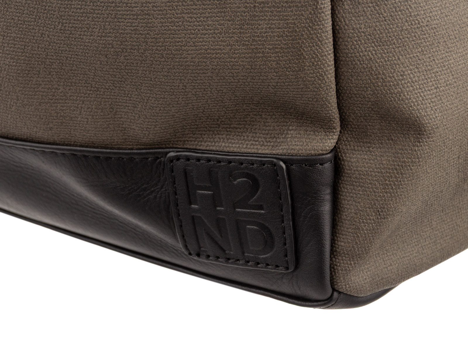 H2ND Cityrucksack CL.12683 Backback Canvas Style BERLIN (Stück, 1-tlg., 1), N otebookfach bis 15 Zoll