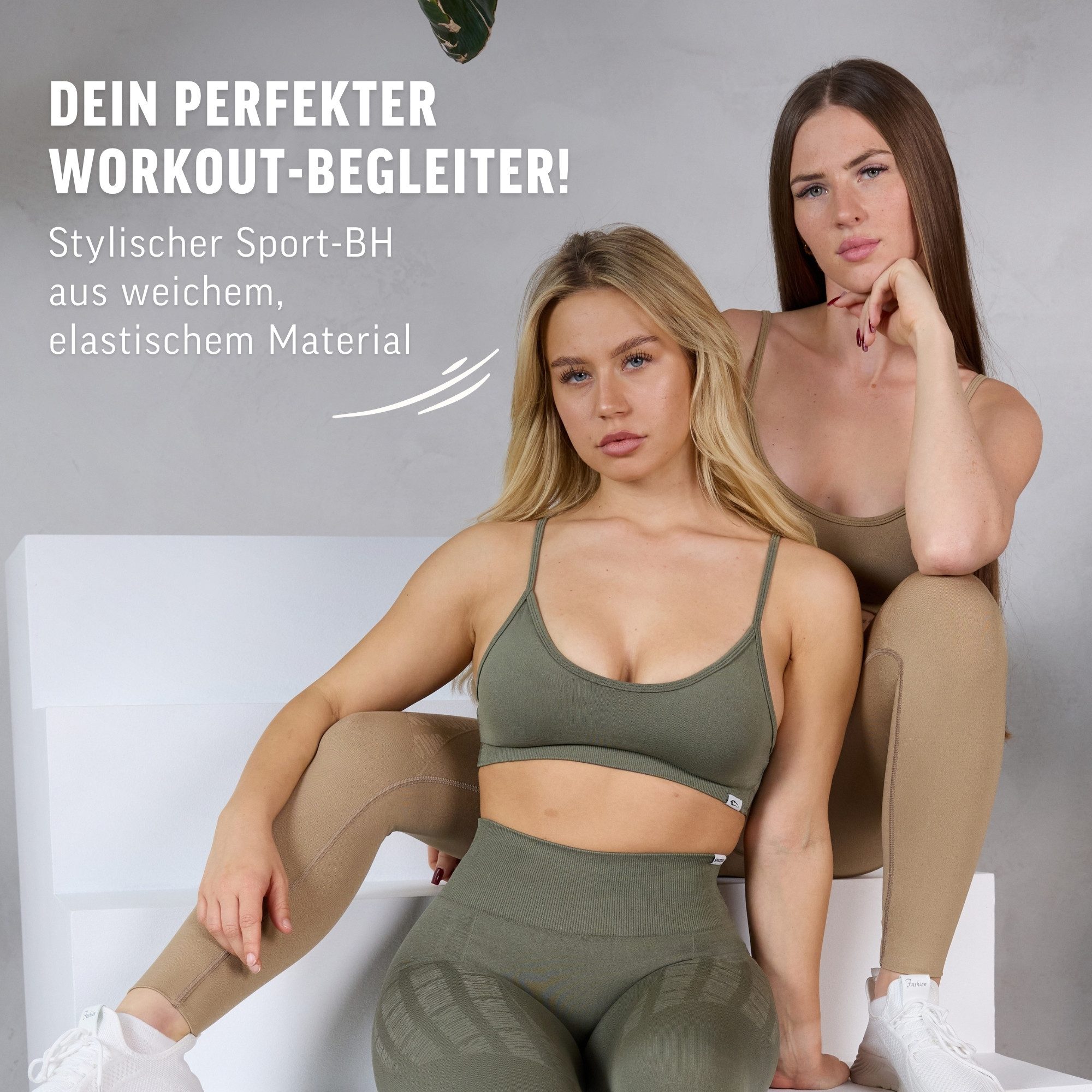 Smilodox Sport-BH Layne, Scrunch Butt Lift Sporthose, High Waist V-Shape Schweißabsorbierende blickdichte Trainingshose, Sport Fitness Yoga