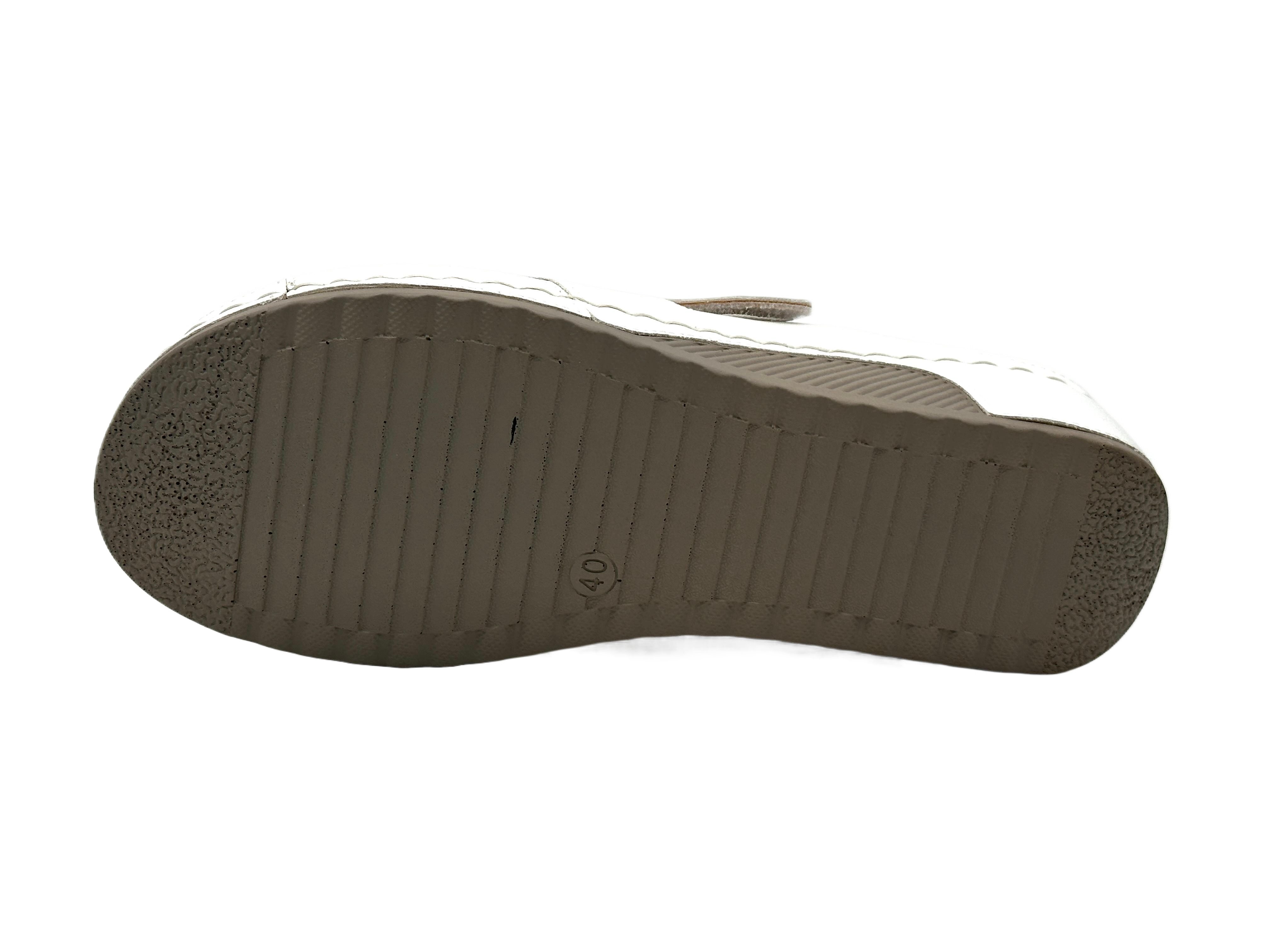Nowaland Bequeme Damen-Pantoletten mit verstellbarem Riemen und Keilabsatz Pantolette atmungsaktiv, weiche Innensohle, ideal für Alltag & Komfort