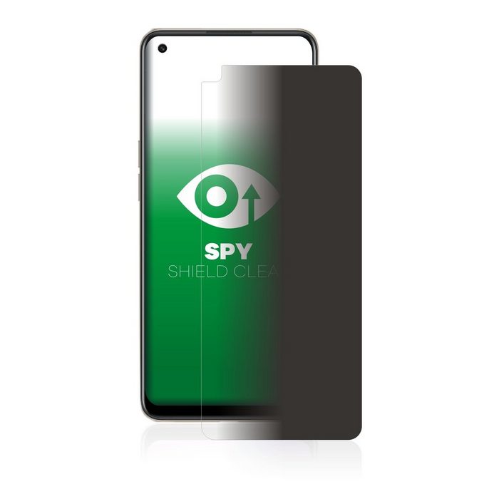 upscreen Blickschutzfolie für Oppo Reno 7 SE 5G Displayschutzfolie Blaulichtfilter Privacy Folie Schutzfolie Sichtschutz klar Anti-Spy