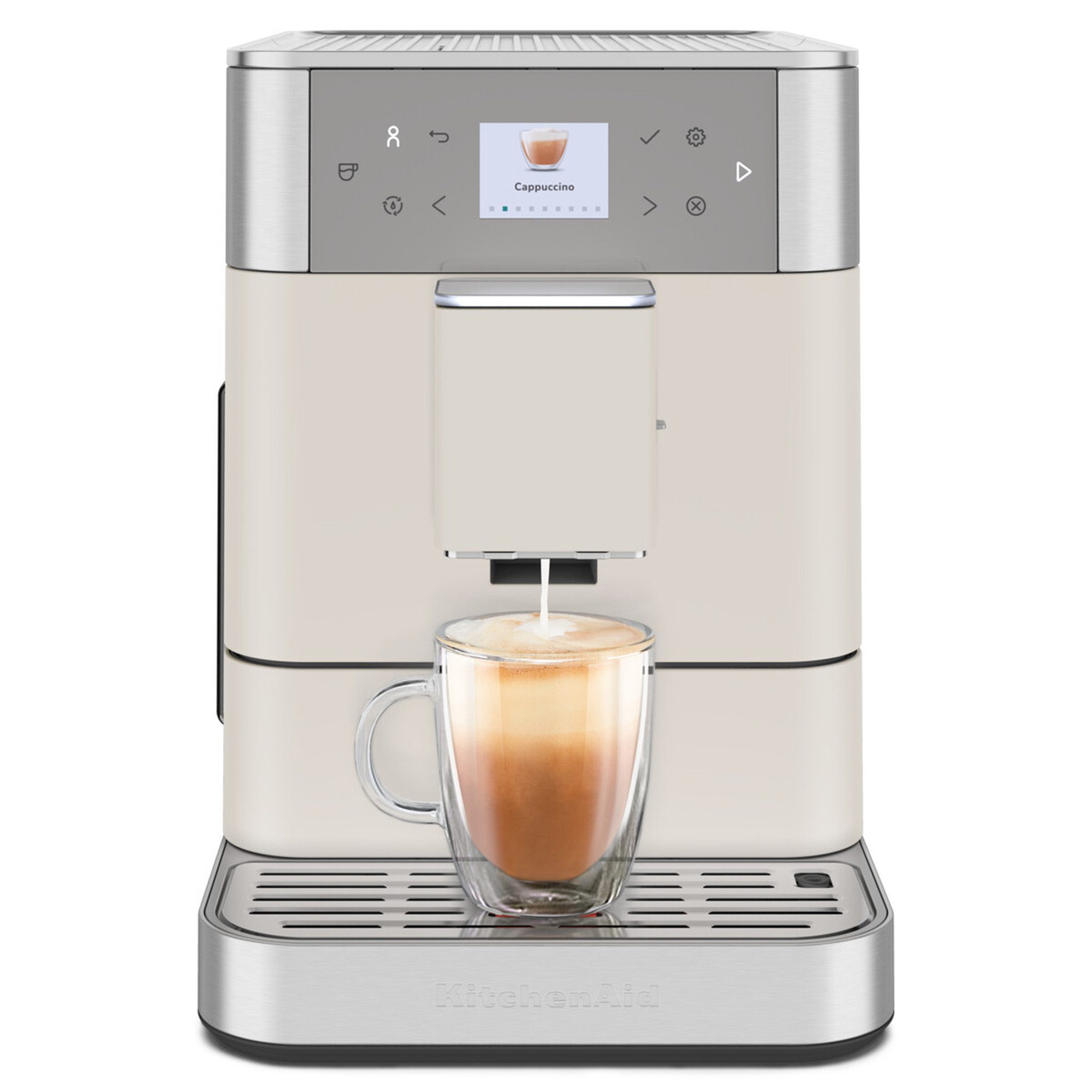 KitchenAid Kaffeevollautomat 5KES8556EPL, Wassertank 2,2l, 15 bar, Farbdisplay 2,4 Zoll