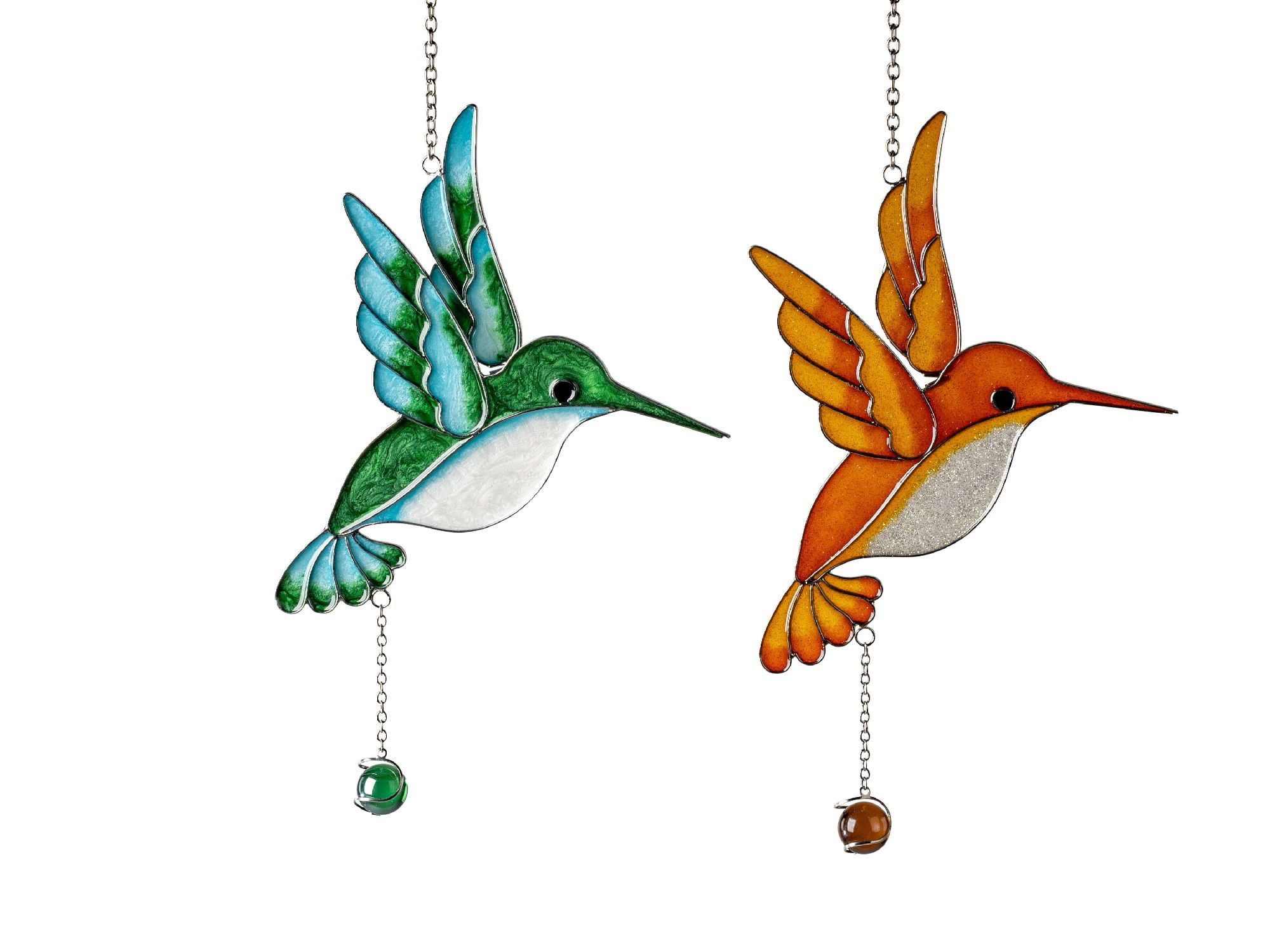 formano Hängedekoration Tiffany, Höhe: cm, Farbe: Orange, Motiv: Vogel günstig online kaufen