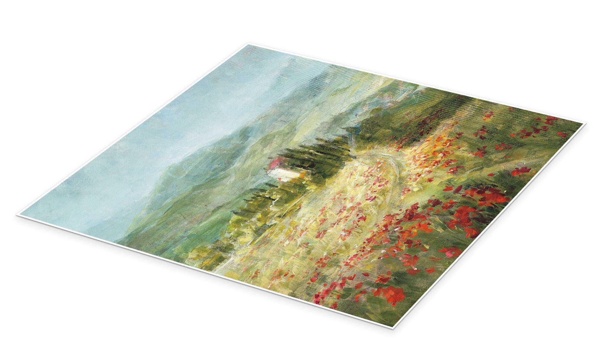 Posterlounge Wandbild Sommer in der Provence, Danhui Nai, erhältlich als Poster, Leinwandbild, Wandsticker oder Acrylglasbild