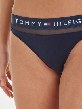 Tommy Hilfiger Underwear T-String mit leicht transparentem Mesheinsatz