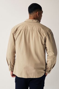 Next Hemdjacke Hemdjacke aus Ripstop mit Doppeltaschen (1-St)