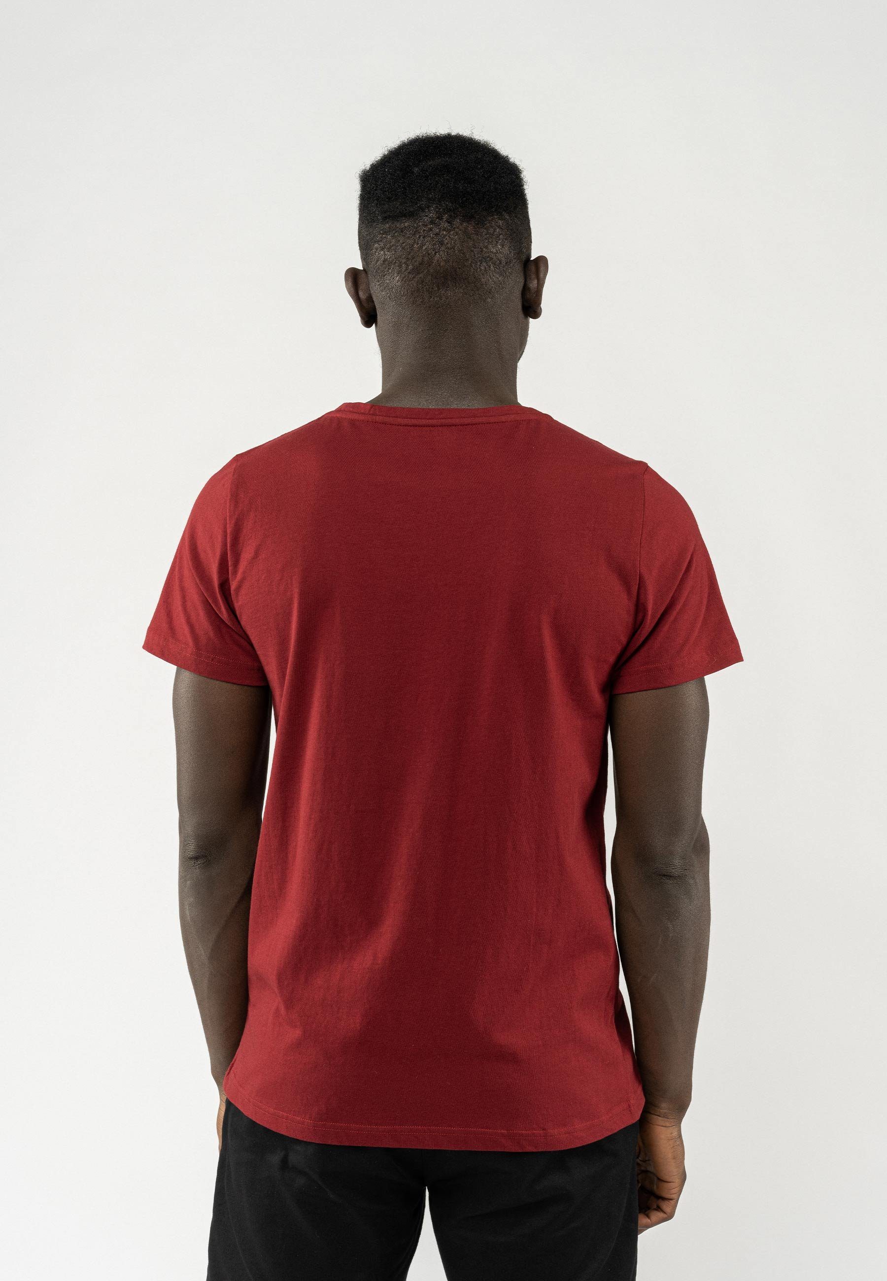 MELA rot Kurzarmshirt Basic T-Shirt