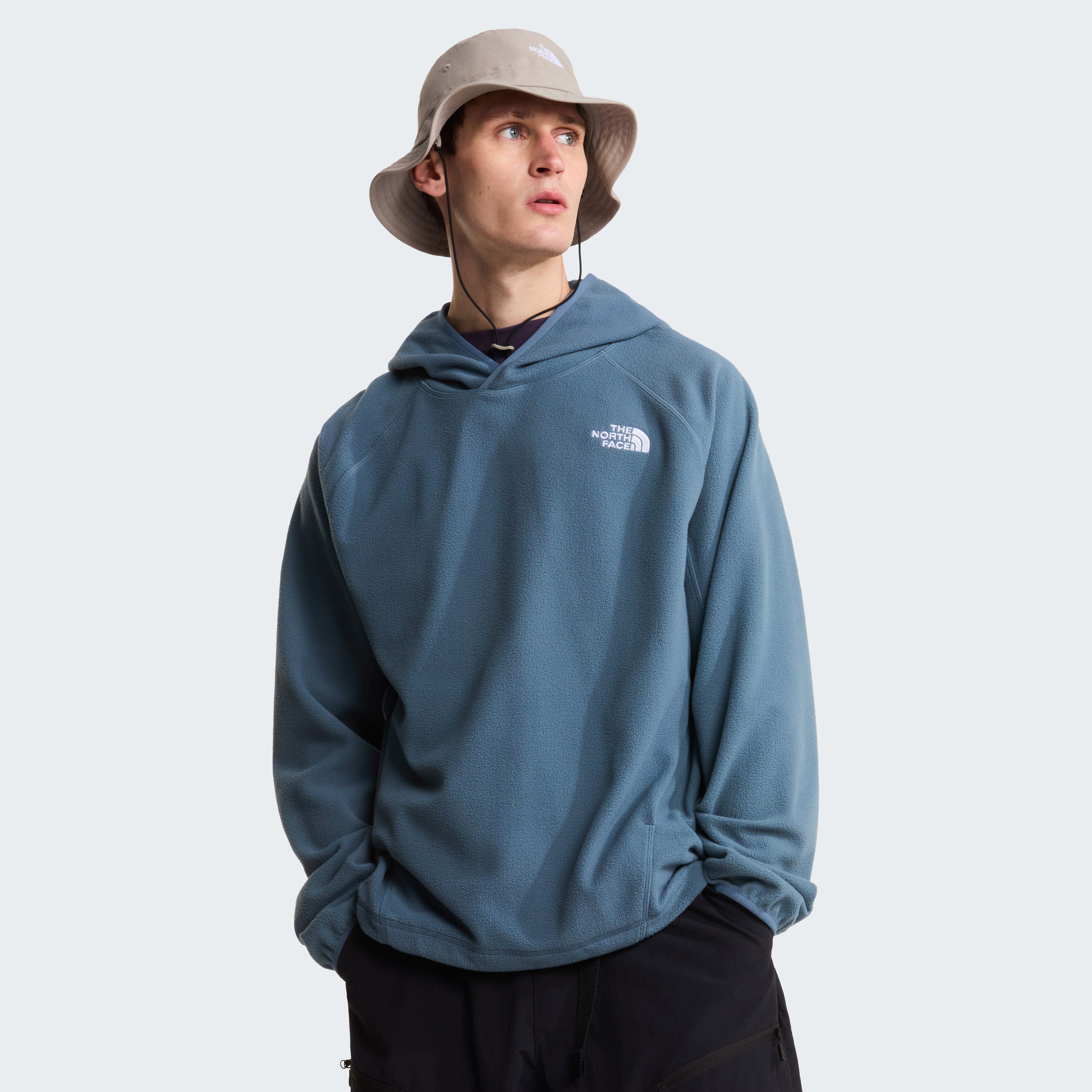 The North Face Fleecepullover M OXARA HOODED FLEECE sportlicher Stil, für Erwachsene, mit Kängurutasche
