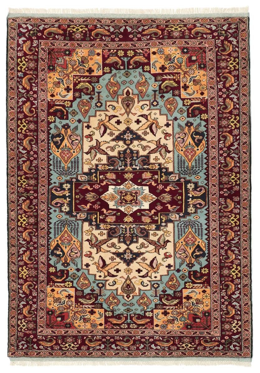 Orientteppich Turkaman 139x189 Handgeknüpfter Orientteppich / Perserteppich, Nain Trading, rechteckig, Höhe: 6 mm