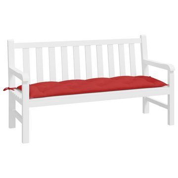 vidaXL Sitzauflage Gartenbank-Auflage Rot 150x50x7 cm Oxford-Gewebe