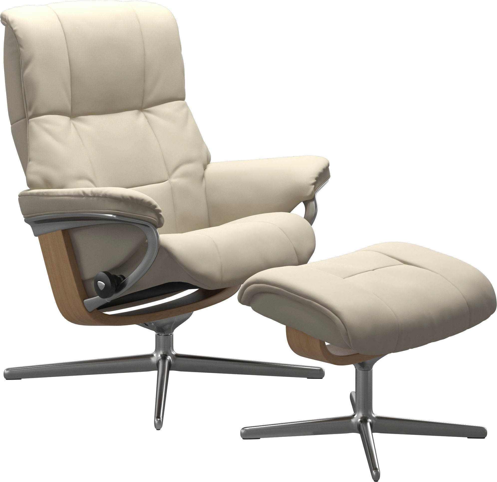 Stressless® Relaxsessel Mayfair, mit Cross Base, Größe S, M & L, Holzakzent Eiche