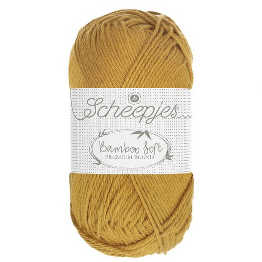 Scheepjes Bamboo Soft Baumwollgarn mit Bambus Häkelwolle, 210,00 m (50g Sommerwolle, Strickgarn, Handstrickgarn, Häkelgarn, Wolle zum Stricken und Häkeln), Sommergarn
