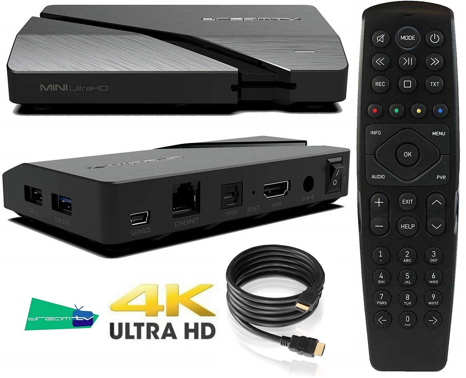 Streaming-Box DreamTV Mini Ultra HD Android 9.0 Iptv Streamer Bluetooth Smart TV Box