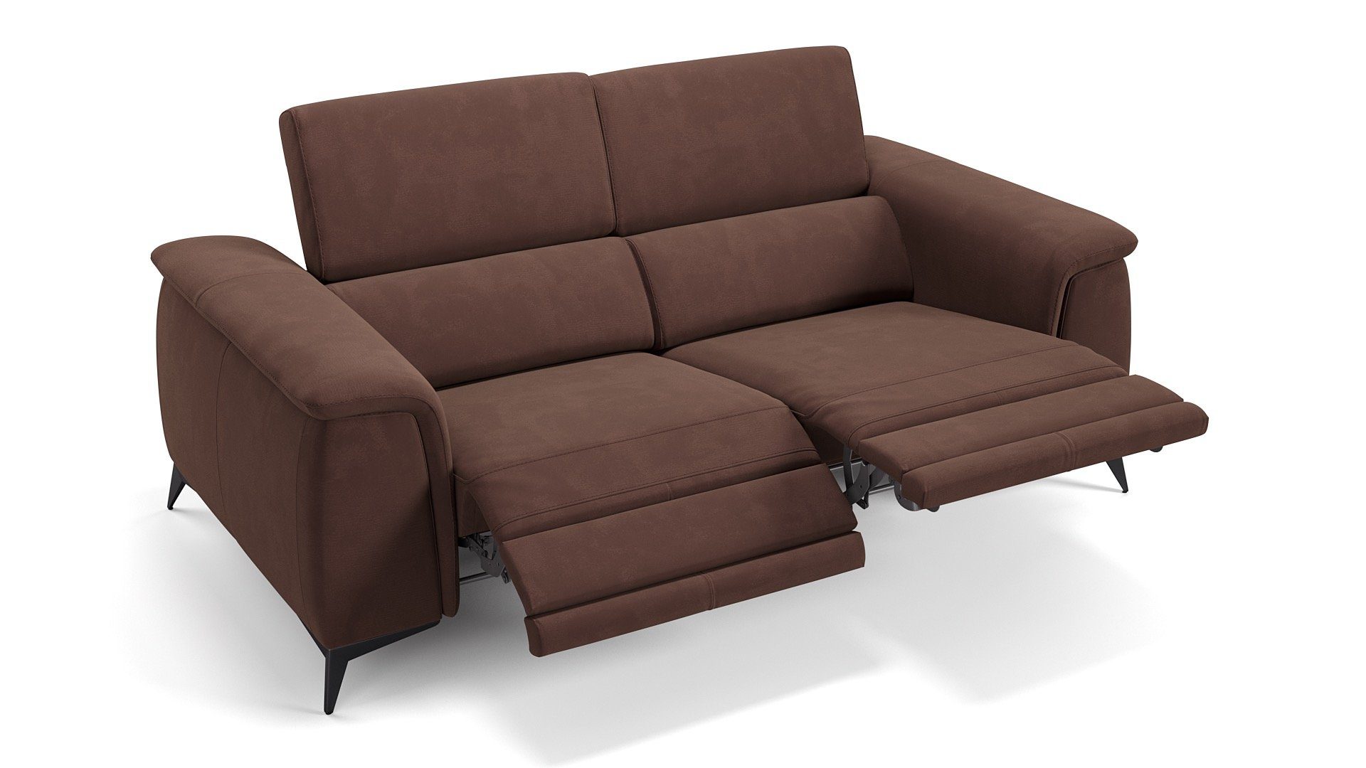 Sofanella 2-Sitzer Stoff LIVORNO, Relaxsofa, Designsofa, Designer Couch, Italienisches Sofa, 2er Sofa