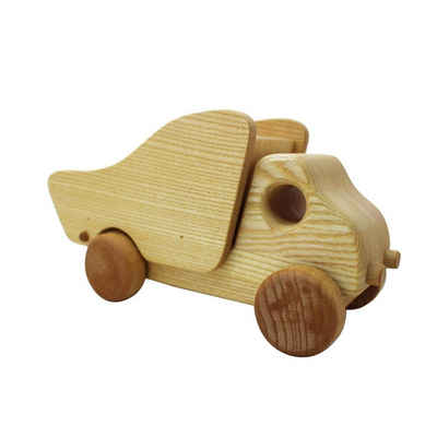 mitienda Kinderfahrzeug-Holzgreifer Kipplaster, Holzspielzeug für Kinder ab 1,5 Jahre